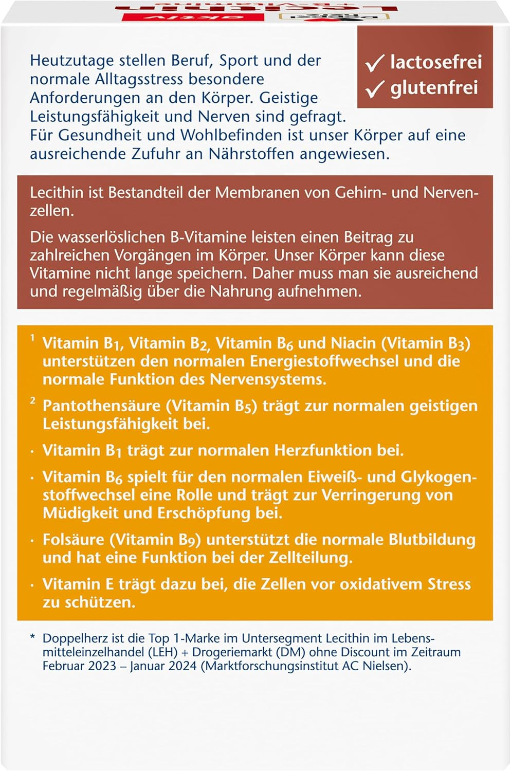 Lecithin B Vitamine (40 Kapseln)