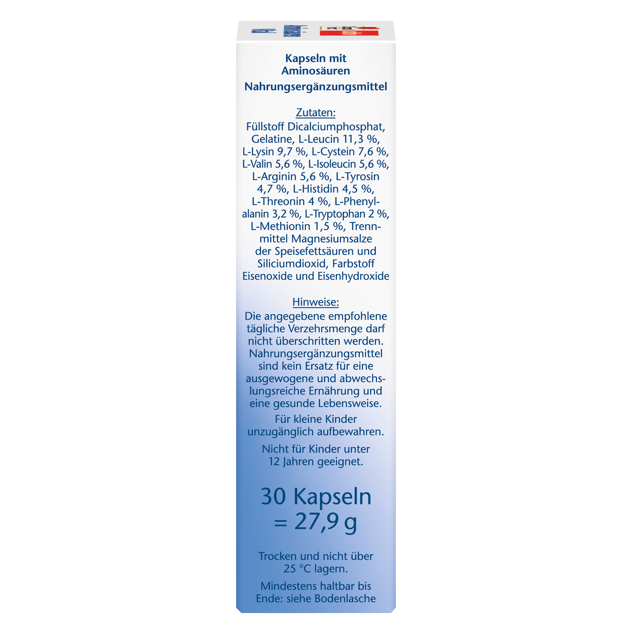 Aminosäuren Vital (30 Kapseln)