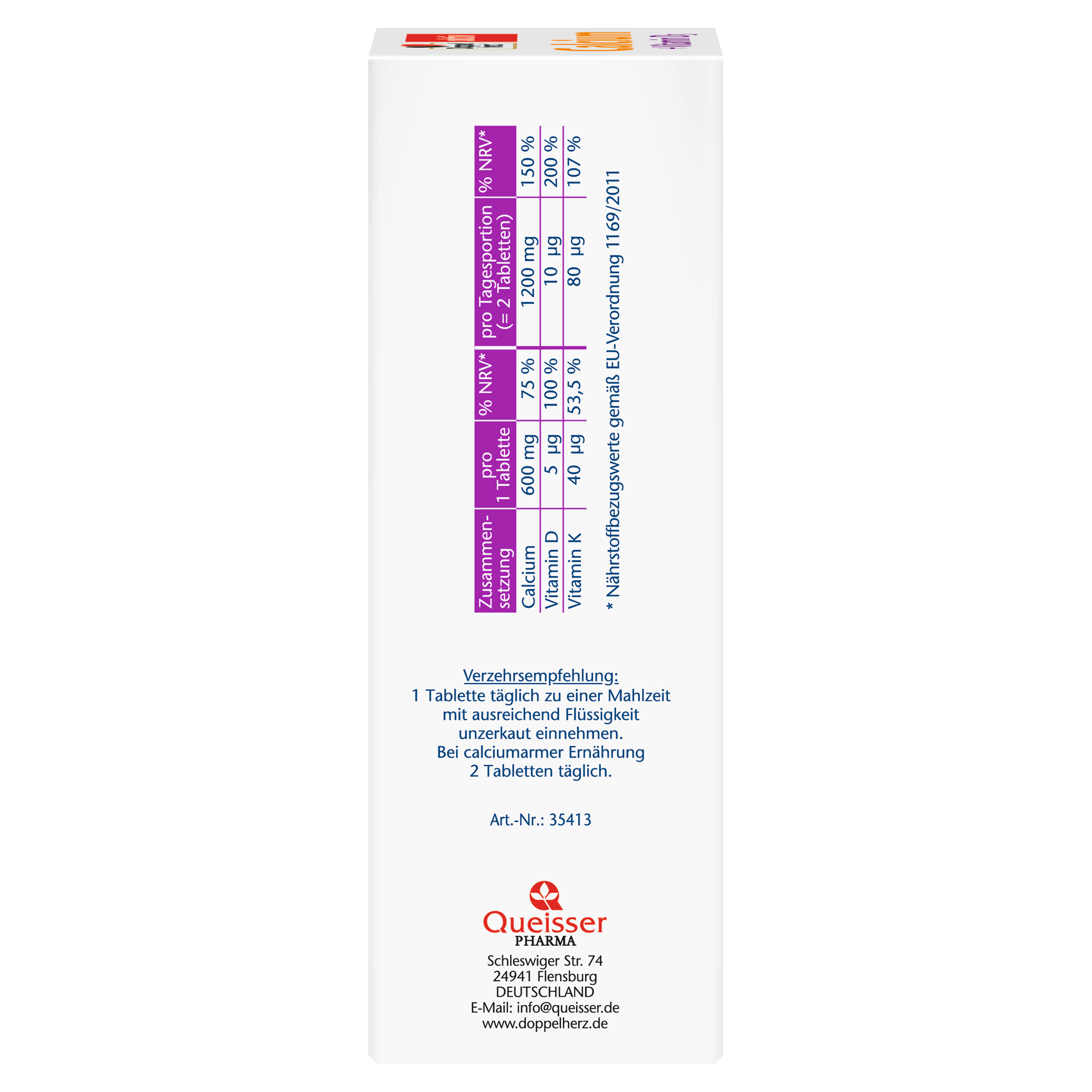 Calcium + D3 (1200 mg) (120 Tabletten)