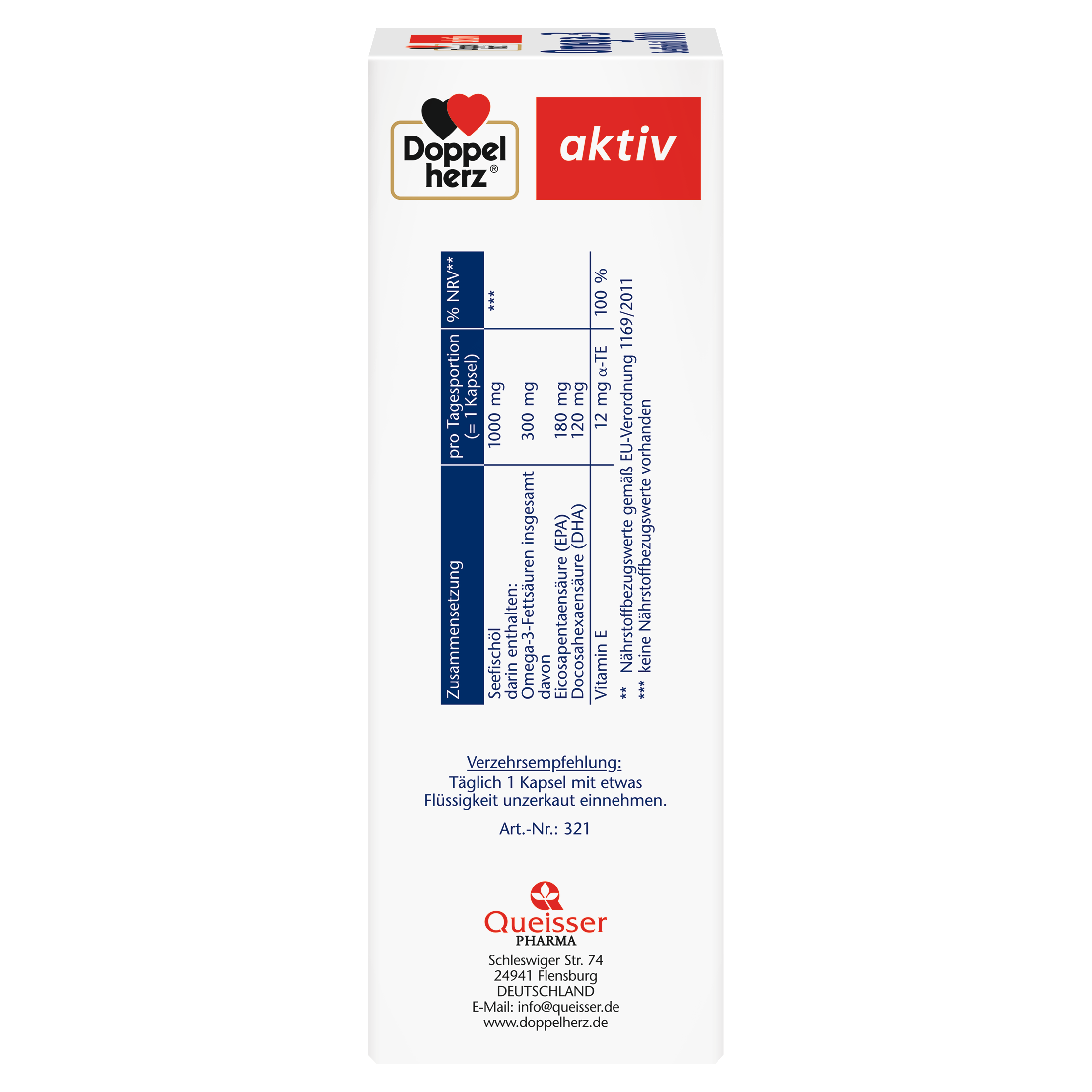 Seefischöl Omega3 1000 (80 Kapseln)