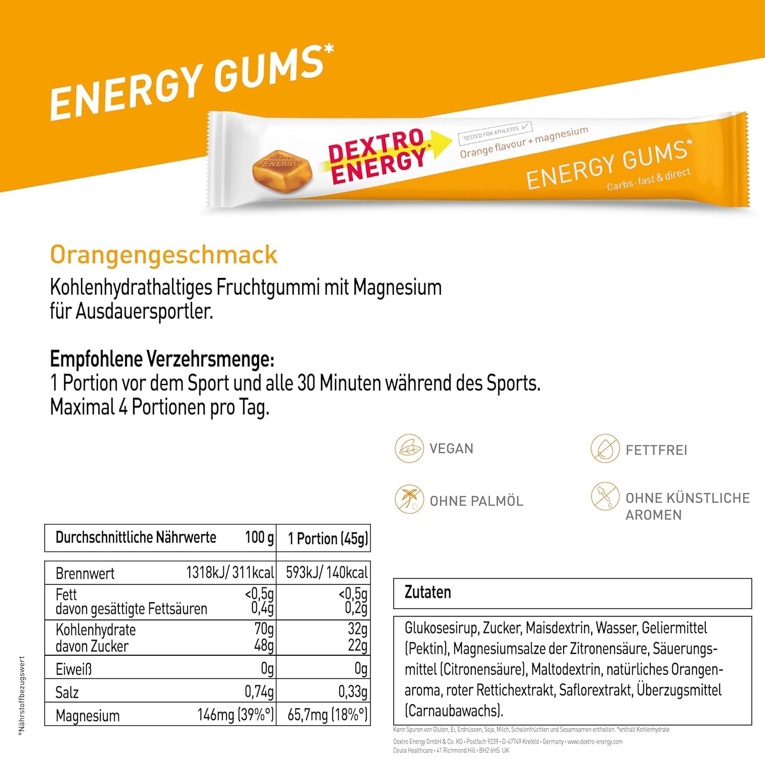 #Geschmack_Orange + Magnesium