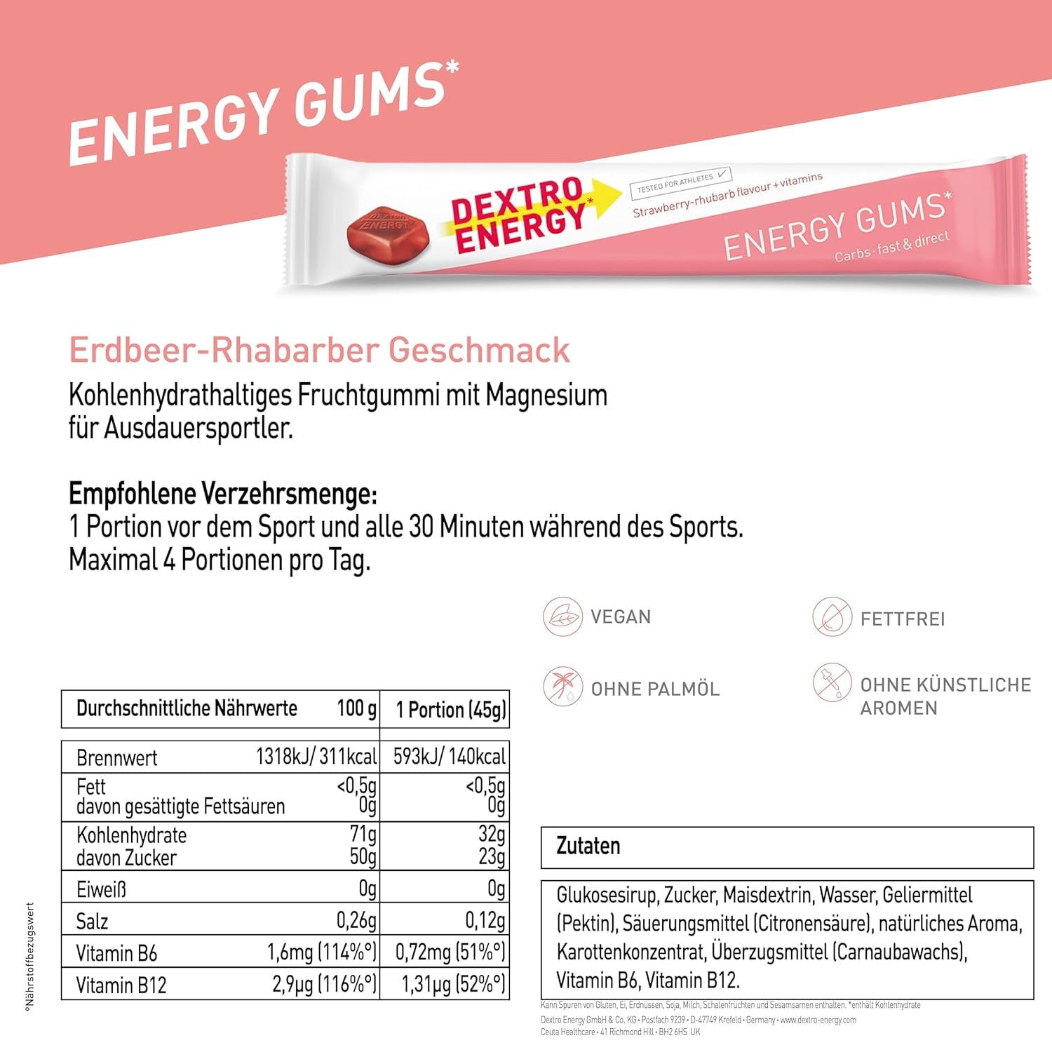 #Geschmack_Strawberry-Rhubarb + Vitamine