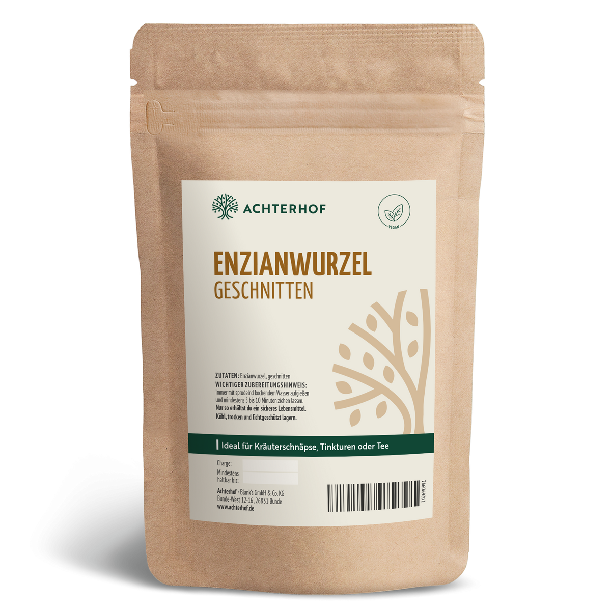 Enzianwurzel geschnitten (500g)