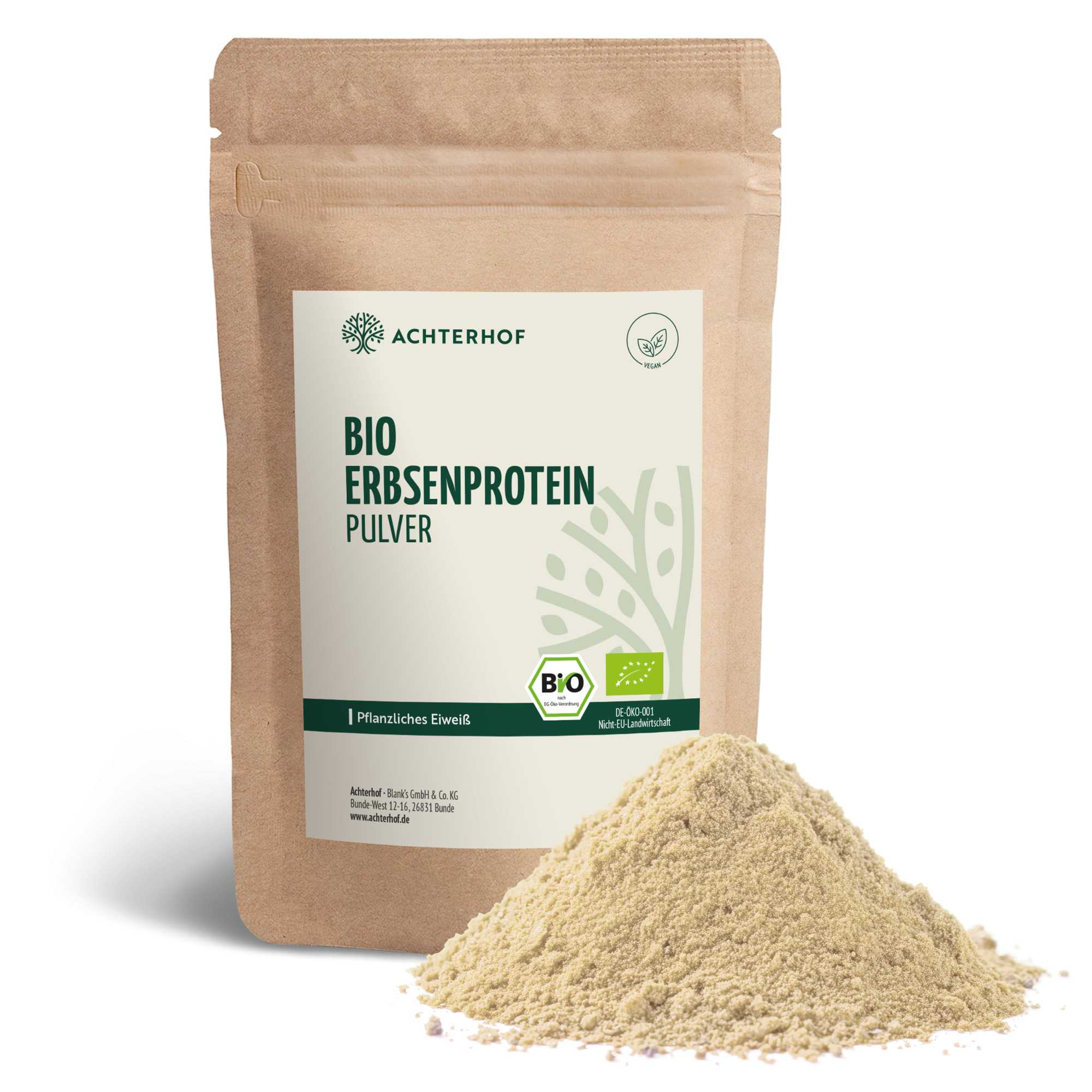 Bio Erbsenprotein Pulver (1000g)