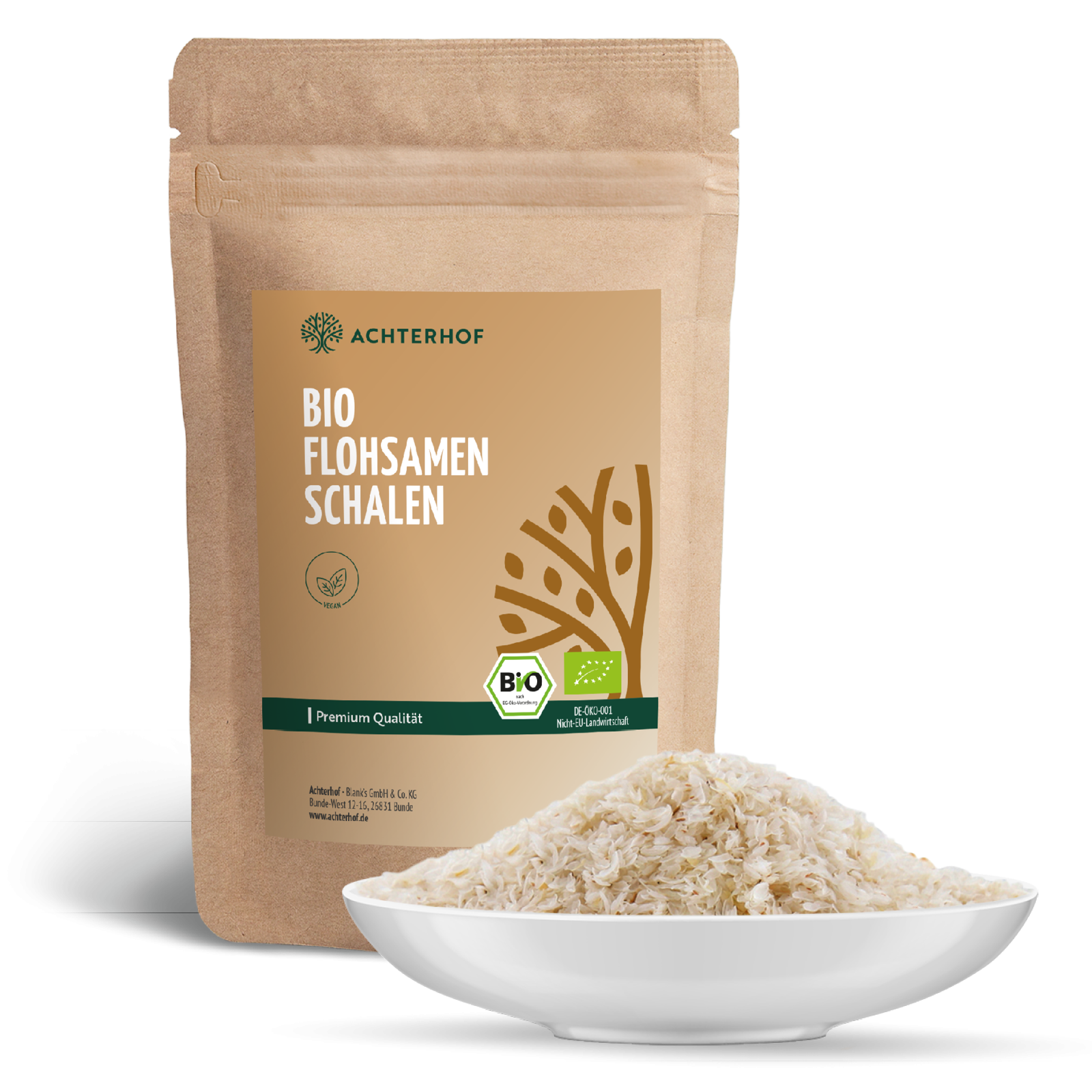 Flohsamenschalen Bio (500g)