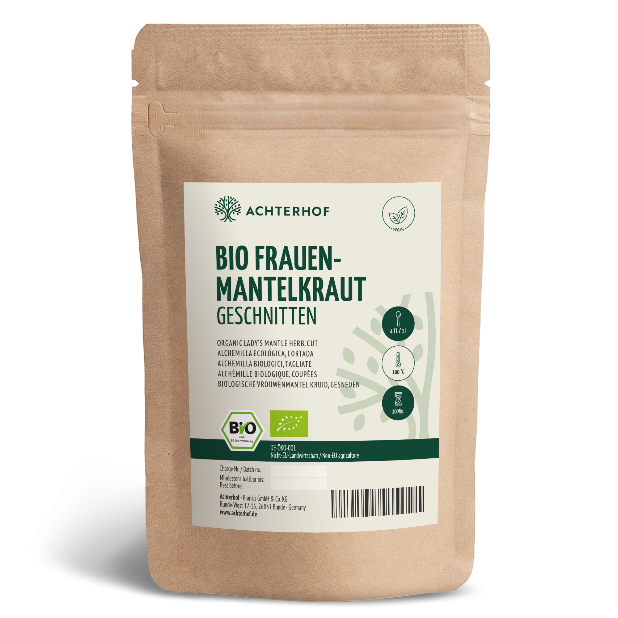 Bio Frauenmantelkraut geschnitten (100g)