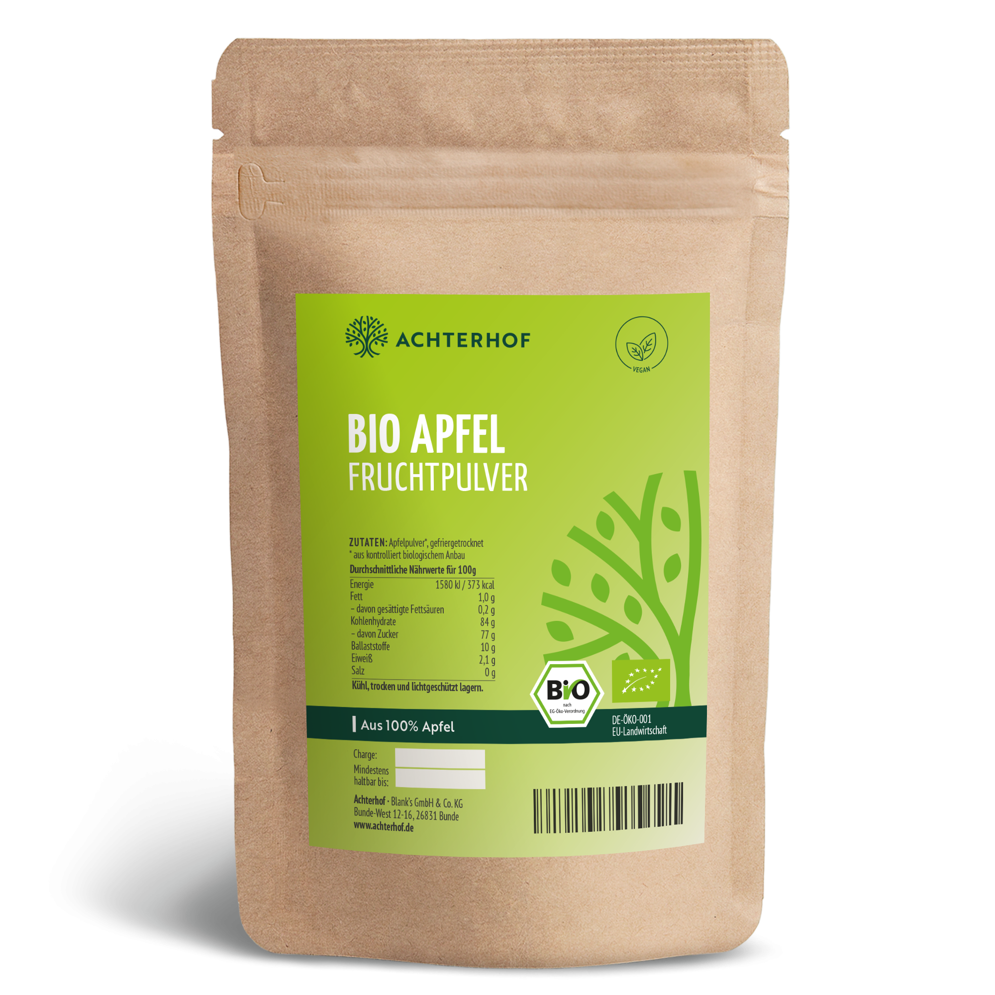 Bio Apfel Fruchtpulver (250g)