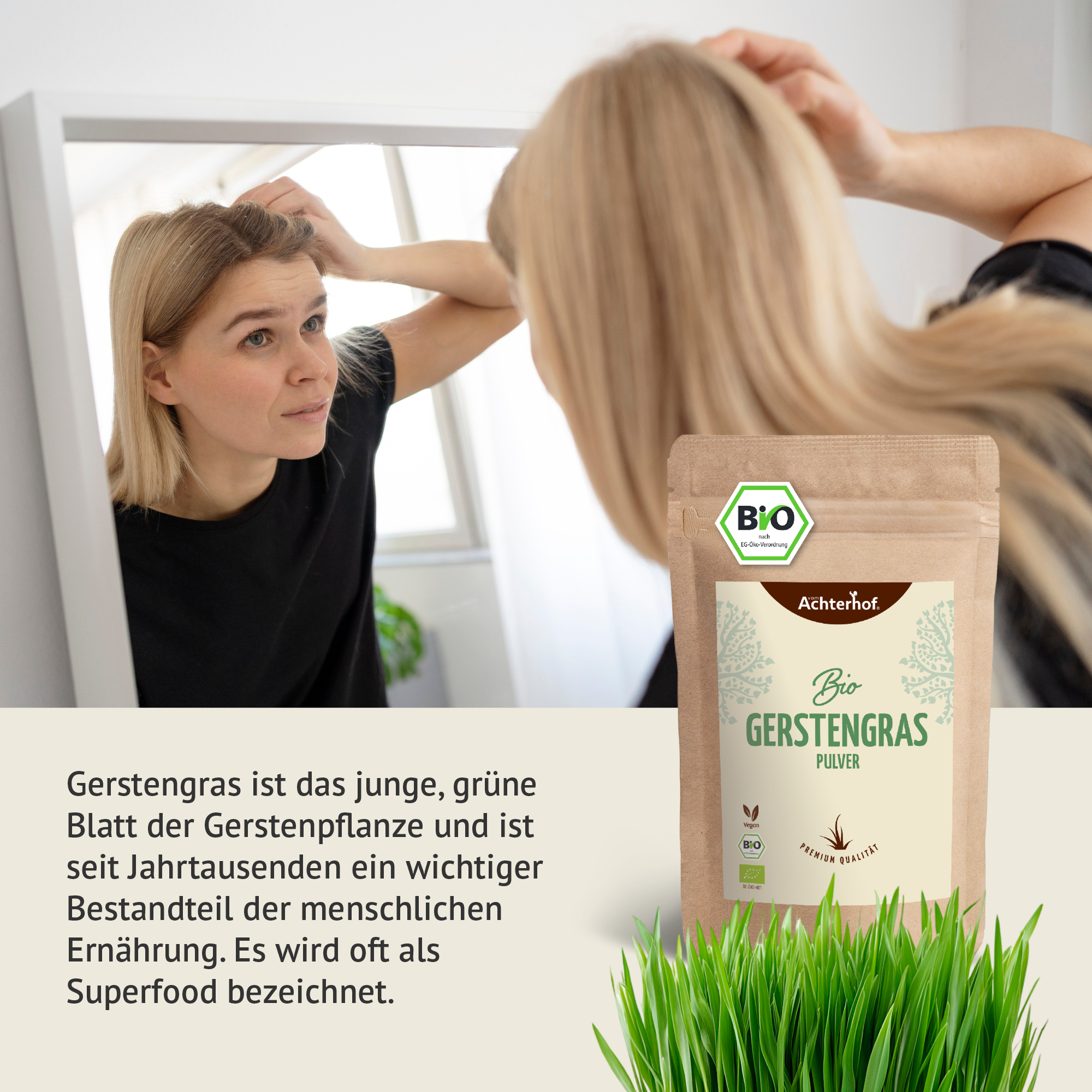 Bio Gerstengras Pulver (150g)