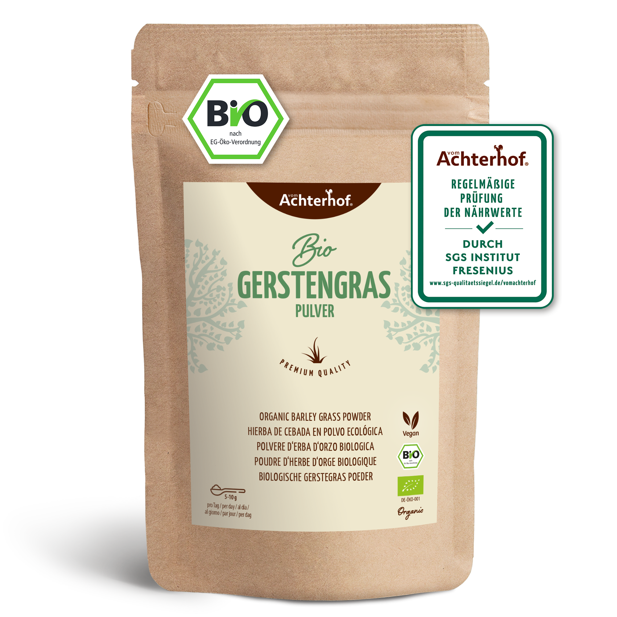 Bio Gerstengras Pulver (1000g)