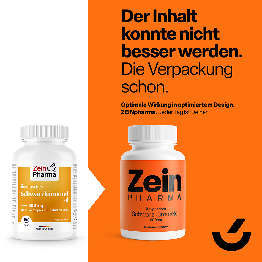 Ägyptisches Schwarzkümmelöl 500mg (180 Kapseln)