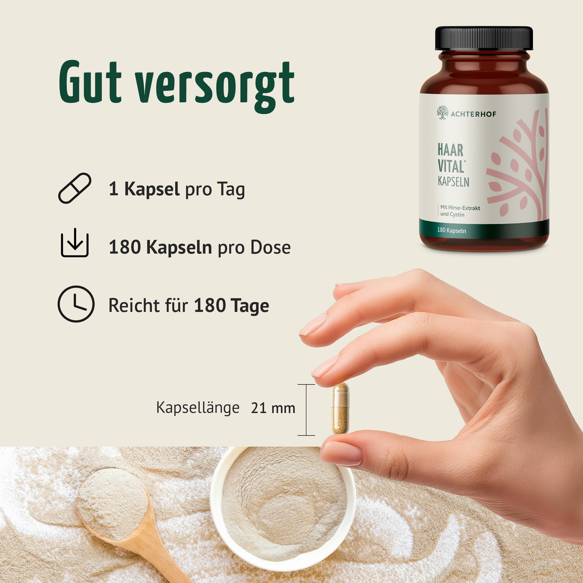 Haar Vital Kapseln (180 Kapseln)