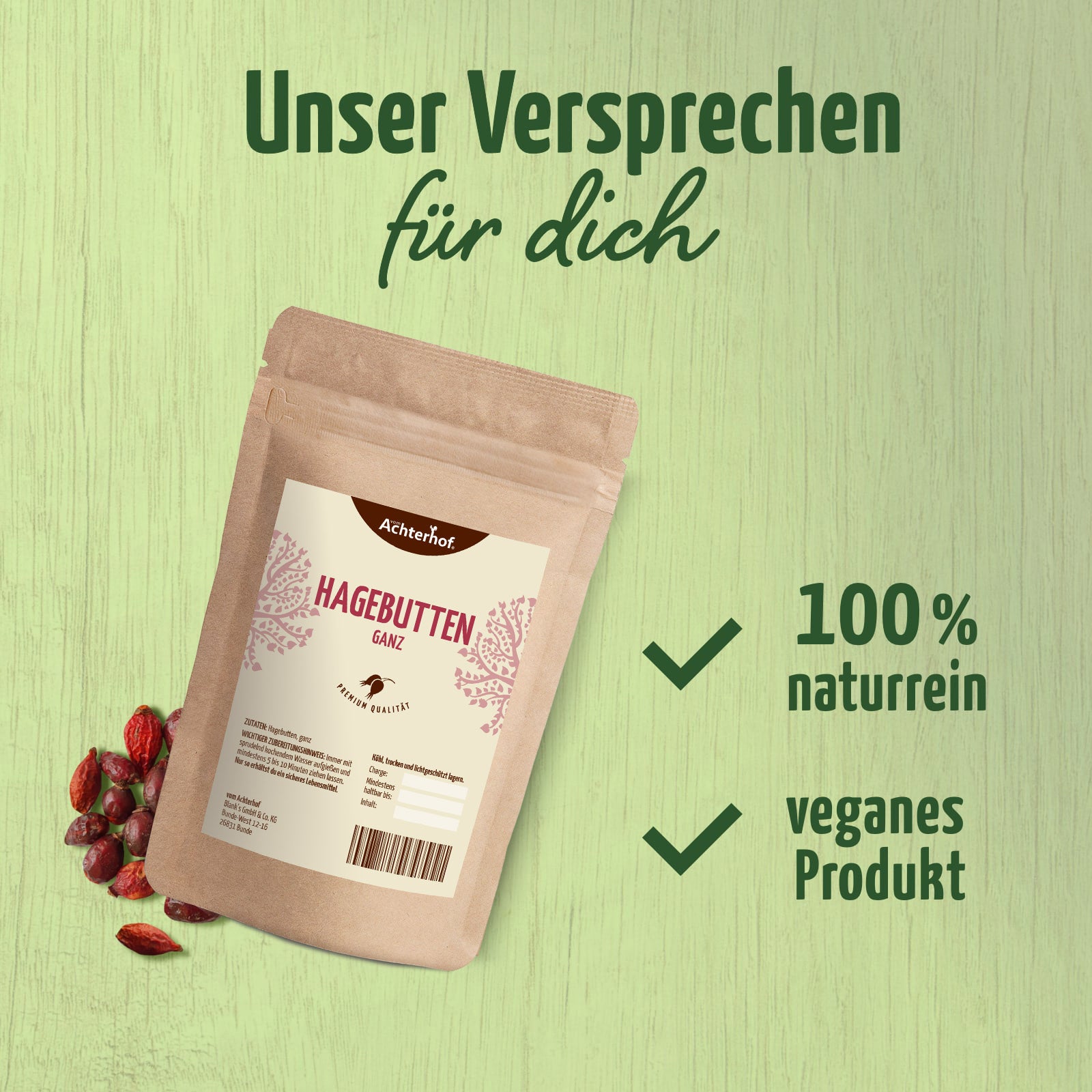 Hagebutten ganz (3000g)