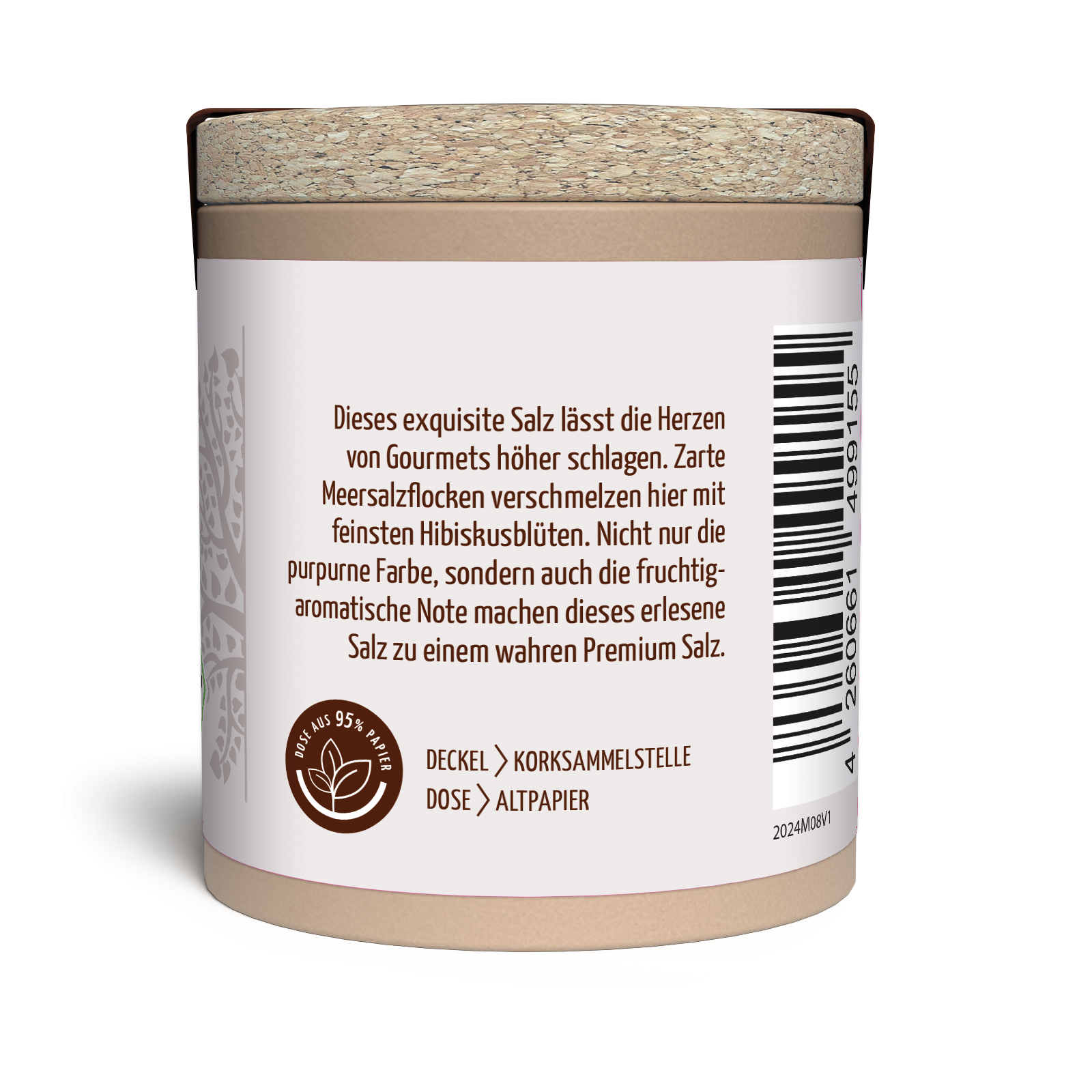 Hibiskusblütensalz Gewürzsalz Bio (65g)