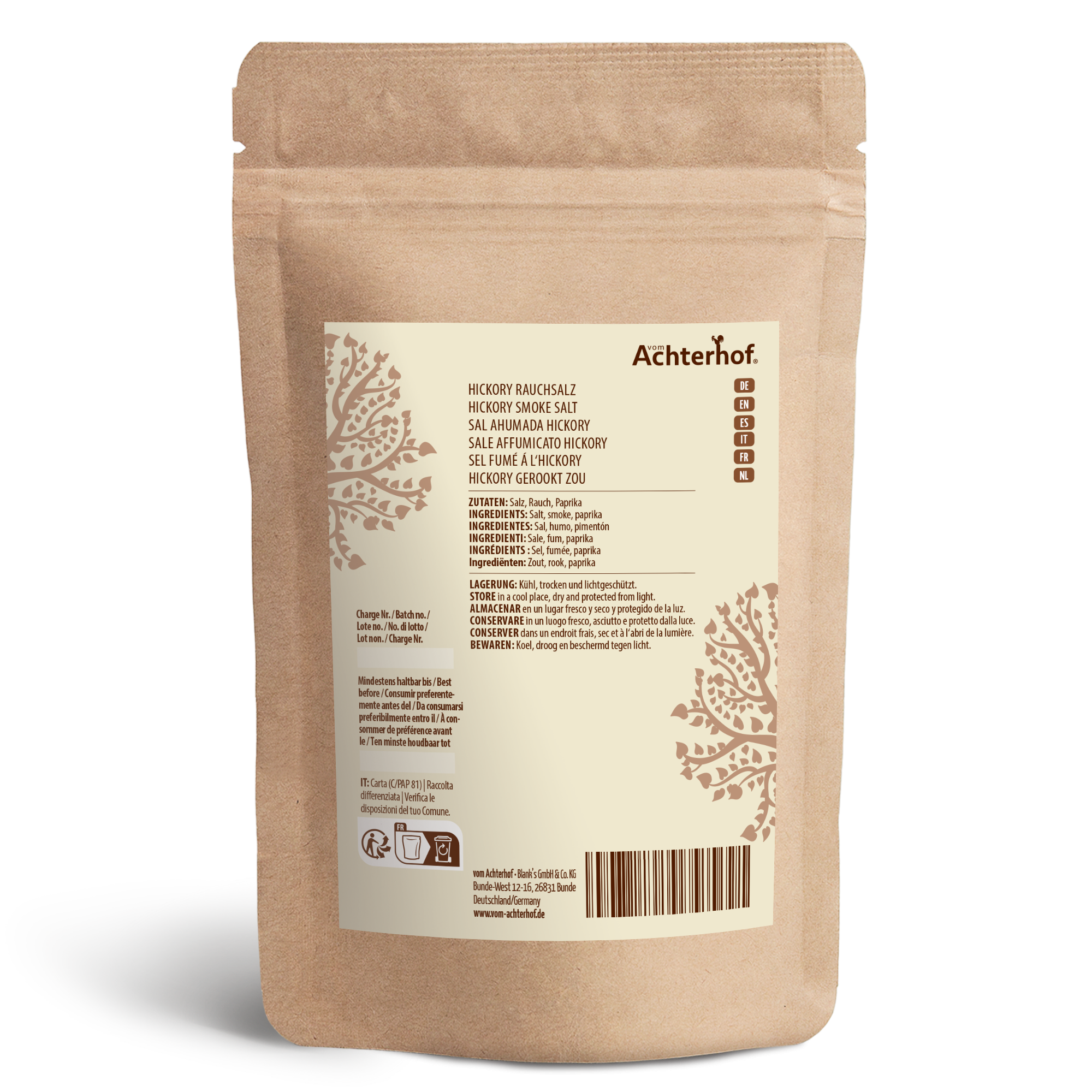 Hickory Rauchsalz (1000g)
