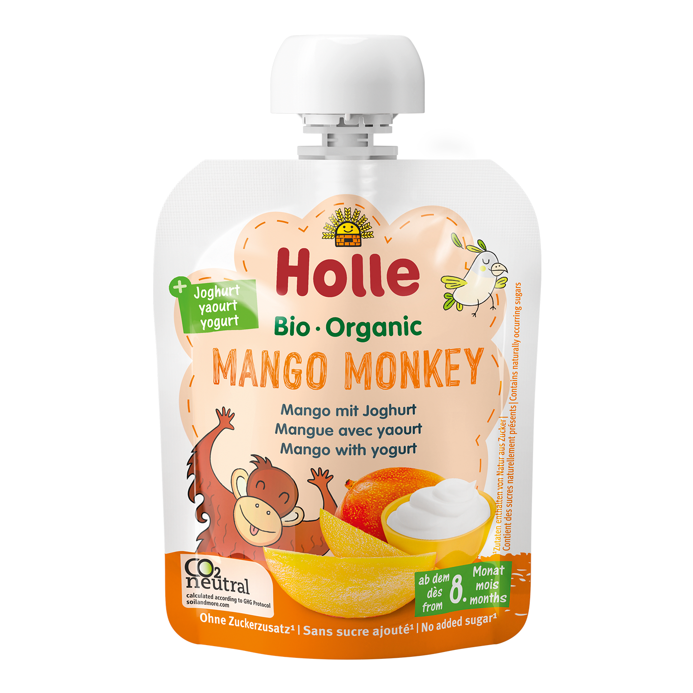 Bio Pouchy mit Joghurt ab dem 8. Monat (10x85g)
