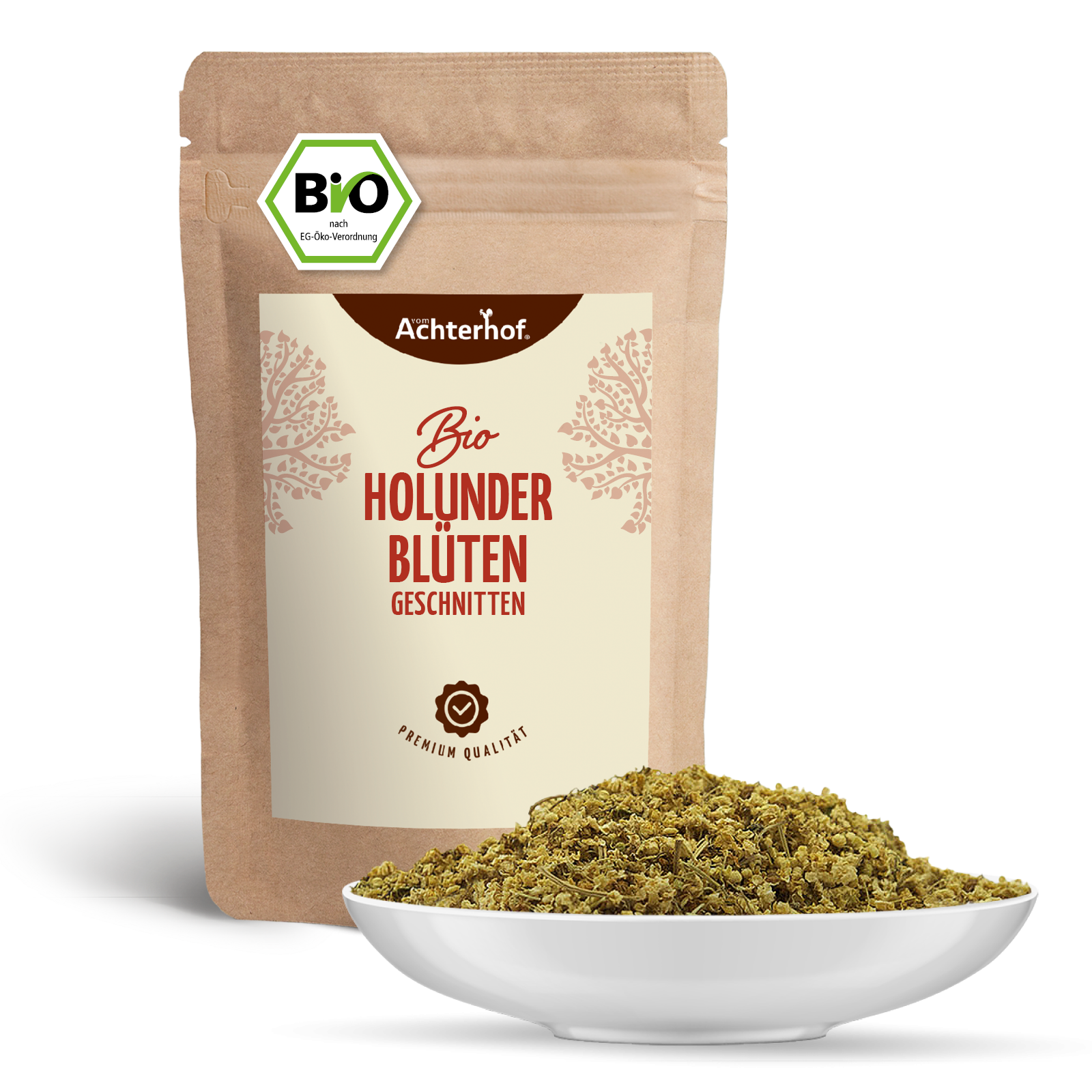 Holunderblüten geschnitten Bio (100g)