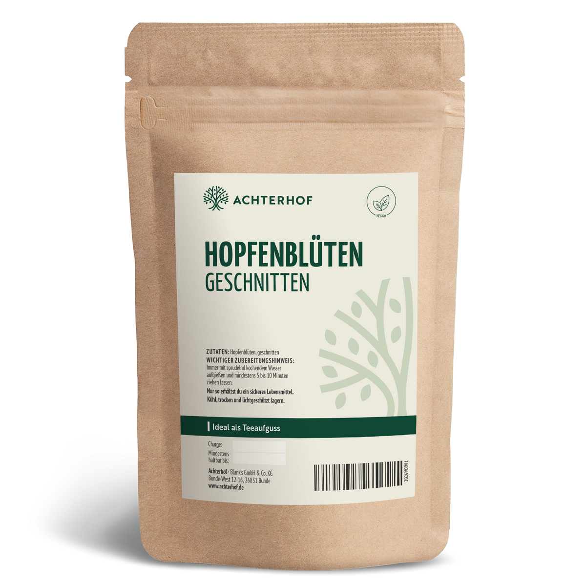 Hopfenblüten geschnitten (250g)