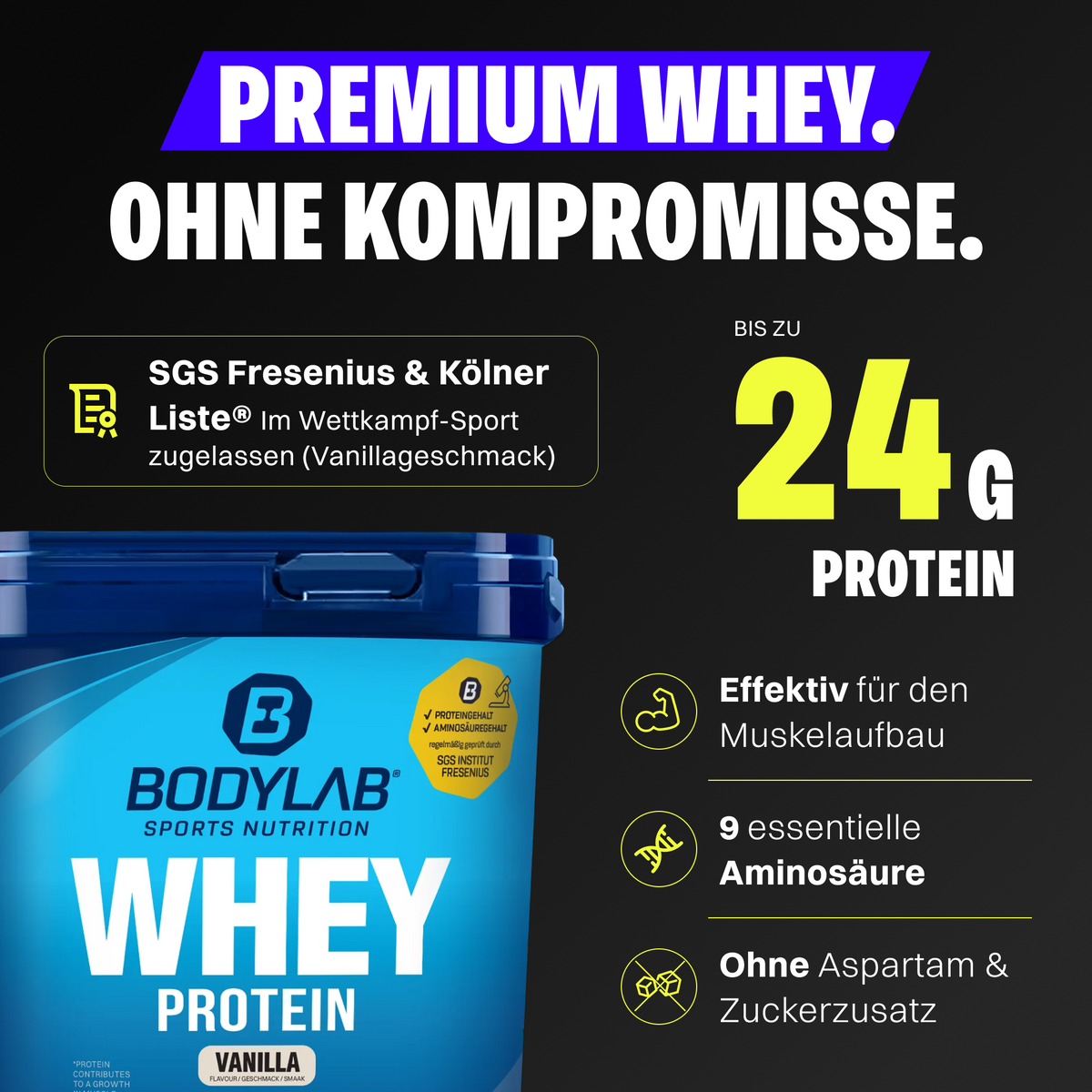 4x Whey Protein (4x1000g)