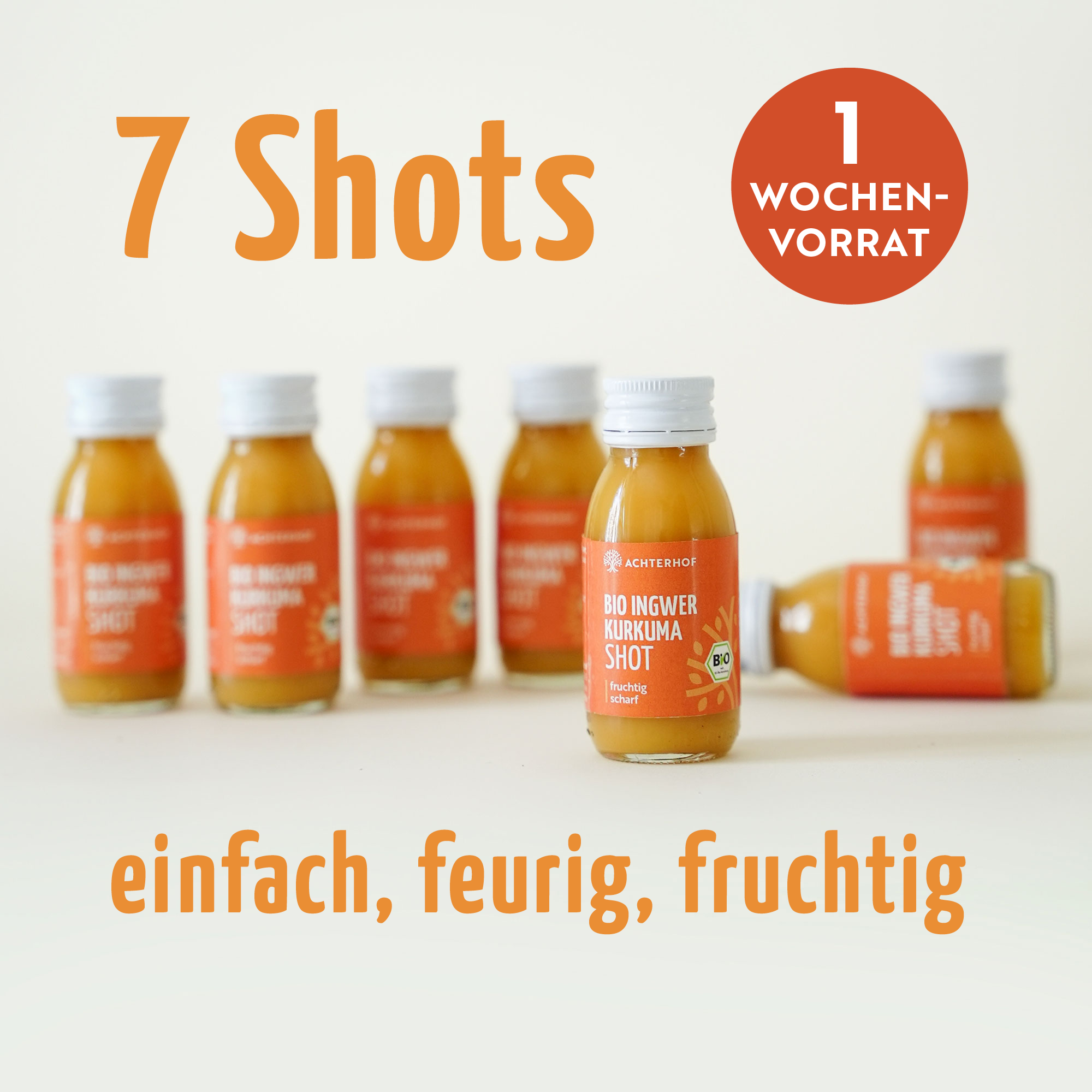 Bio Ingwer Kurkuma Shot (7 x 60ml)
