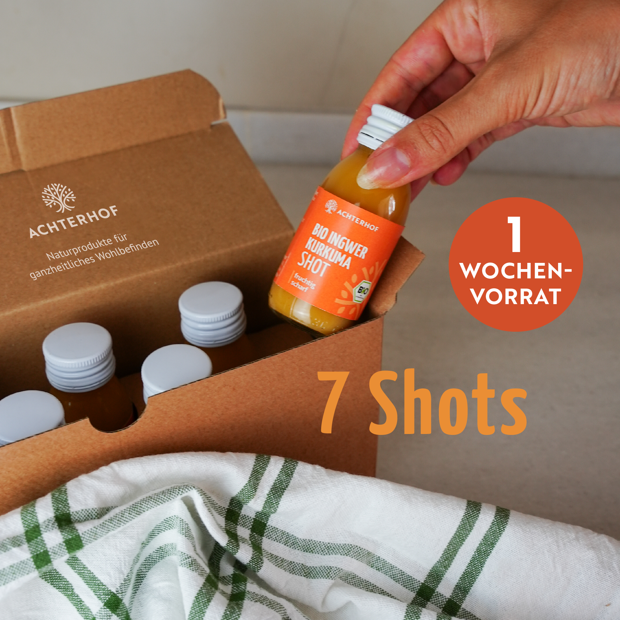 Bio Ingwer Kurkuma Shot (7 x 60ml)