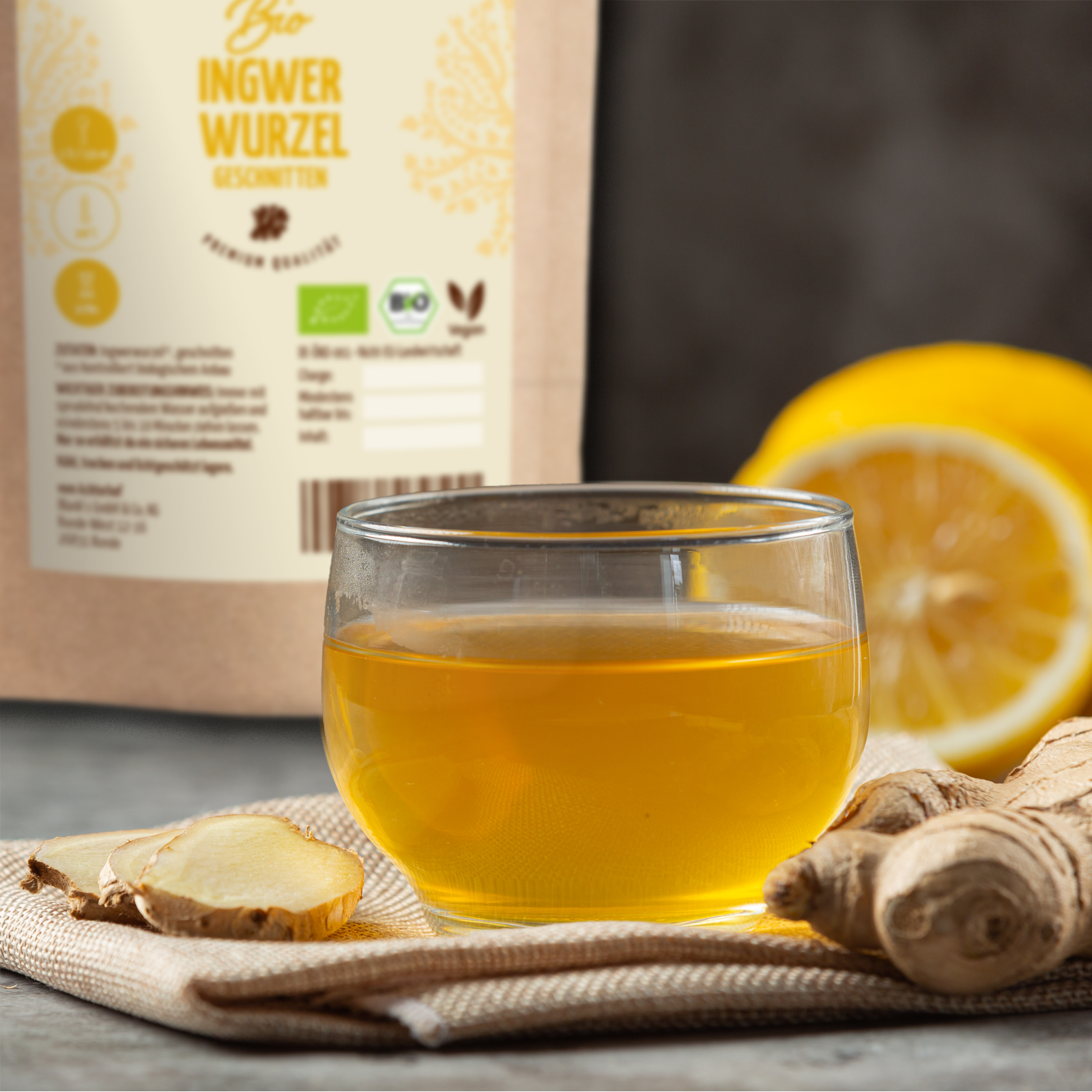 Ingwerwurzel geschnitten (500g)