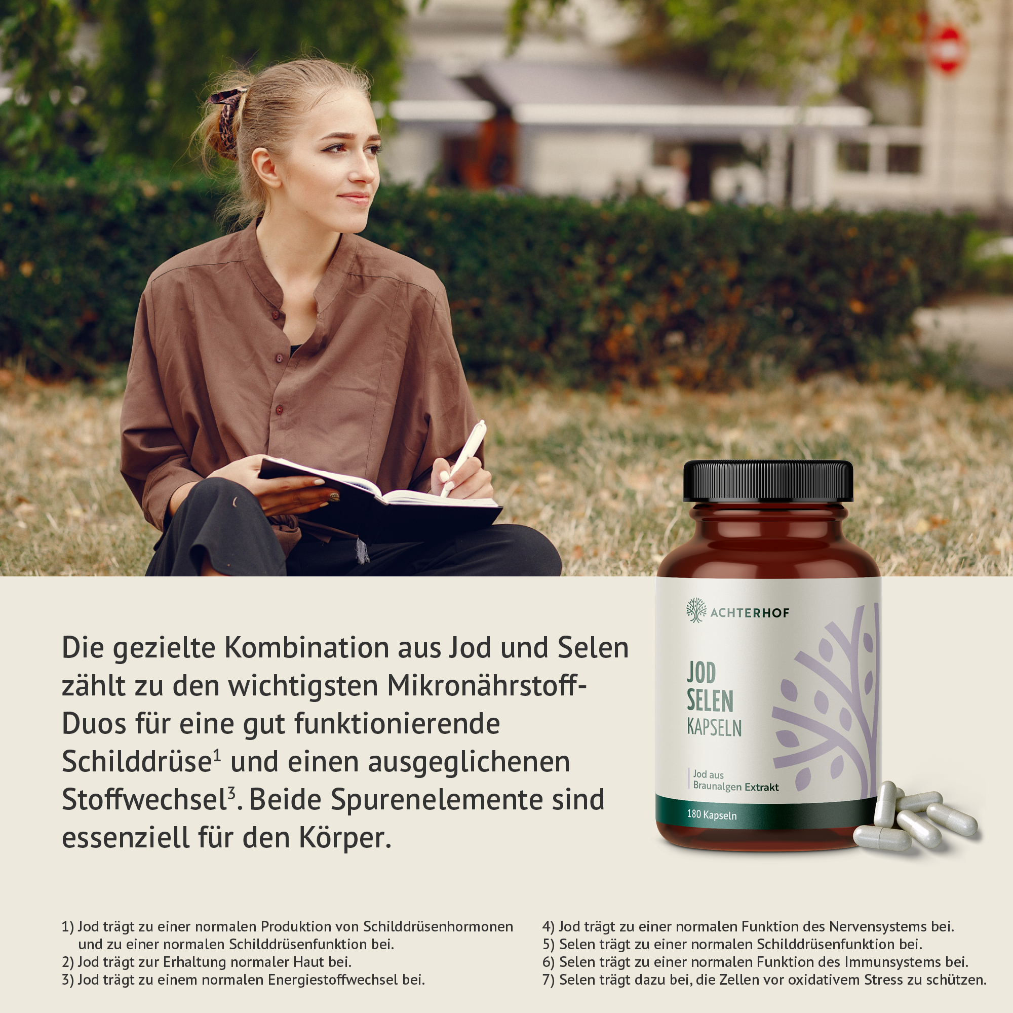Jod Selen Kapseln (180 Kapseln)