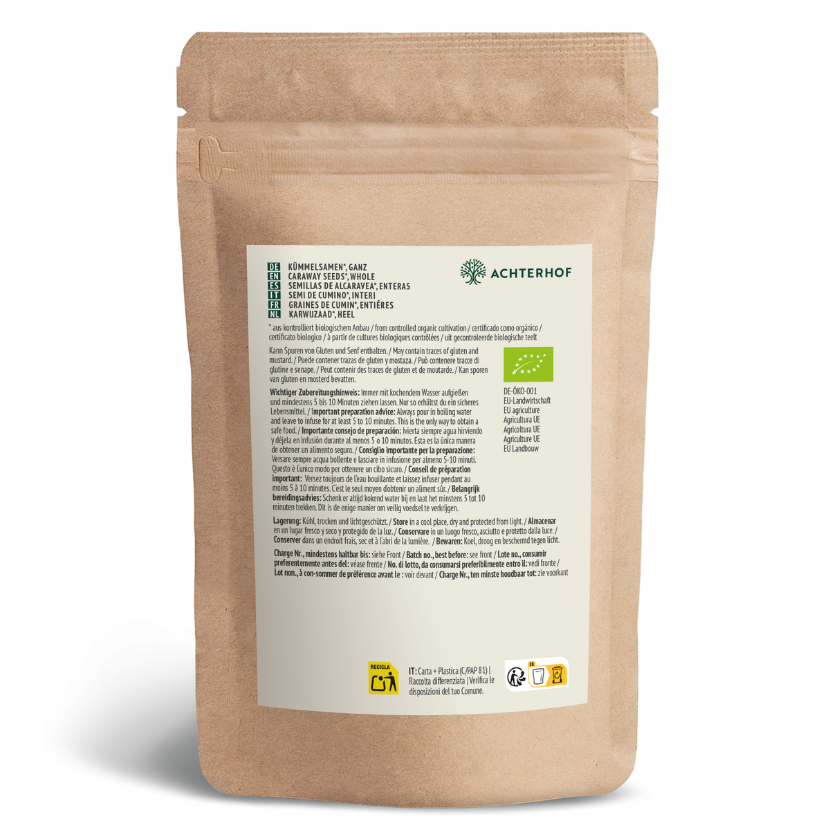 Kümmelsamen ganz Bio (500g)