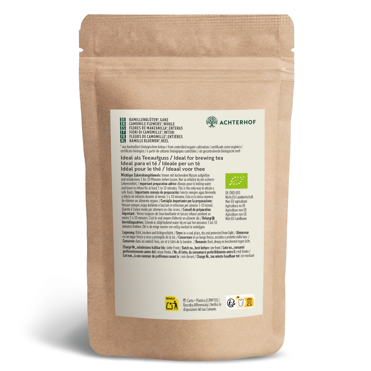 Kamillenblüten ganz Bio (250g)