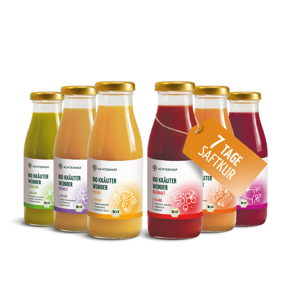 Kräuterwunder Bio Fastenkur 7 Tage (42 Flaschen)