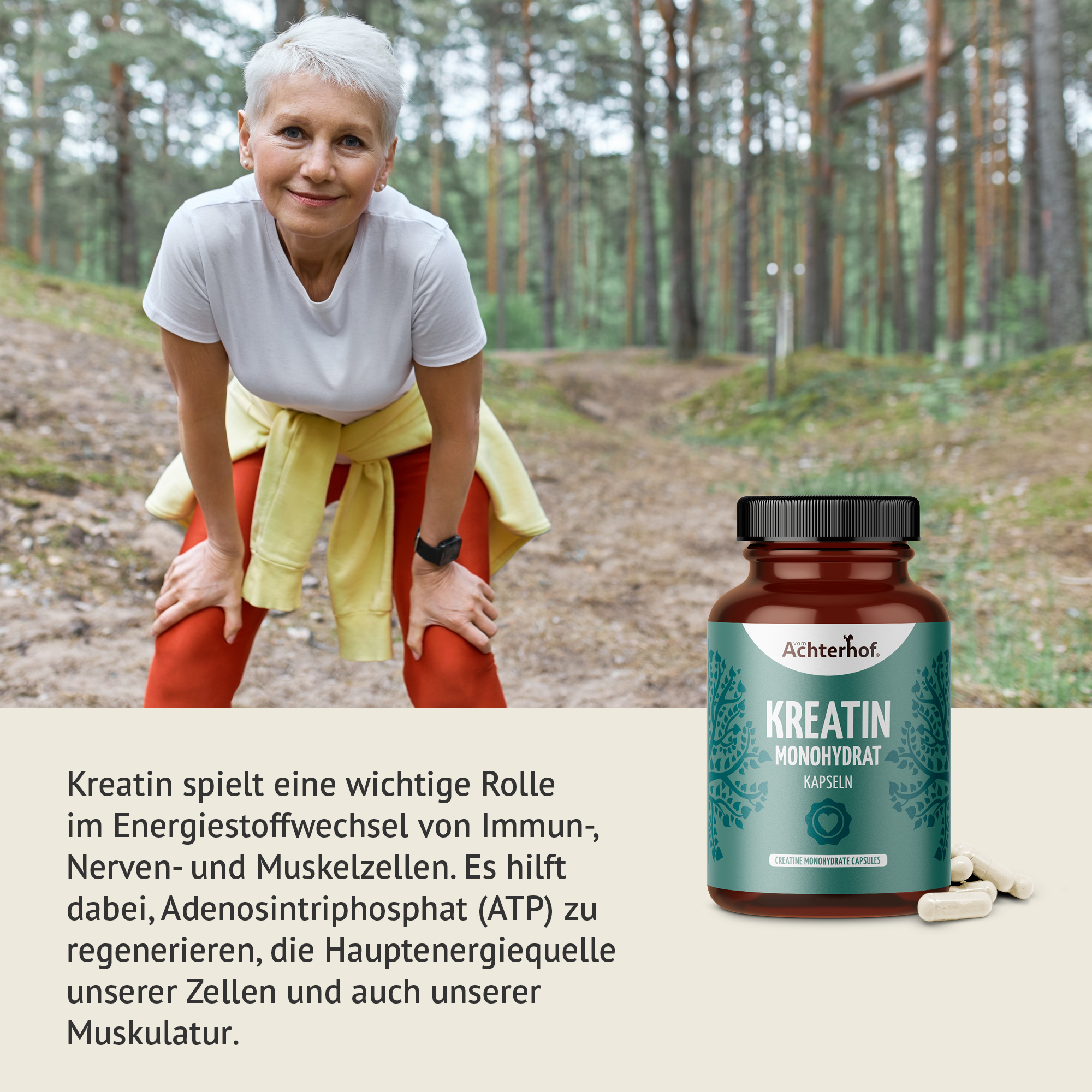 Creatine Monohydrate (180 Kapseln)