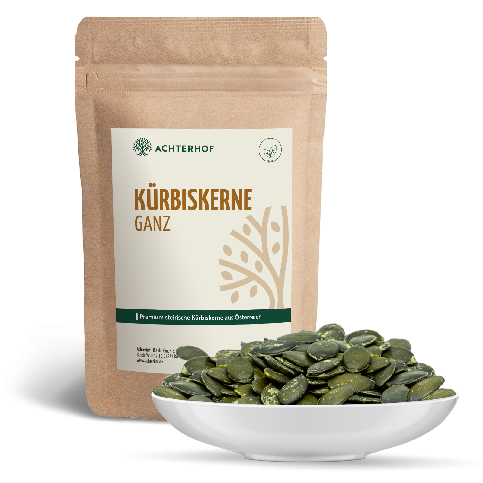 Premium steirische Kürbiskerne geschält (1000g)
