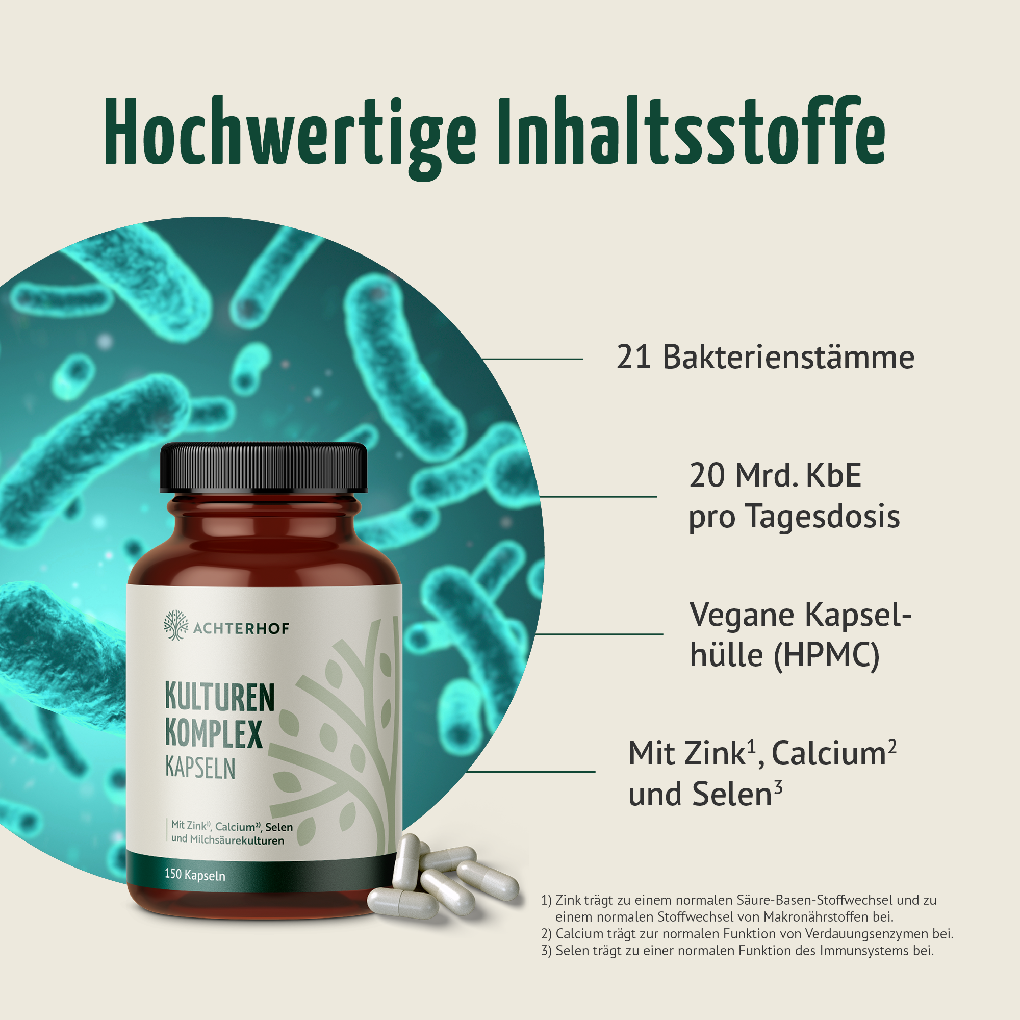 Kulturen Komplex Kapseln (150 Kapseln)