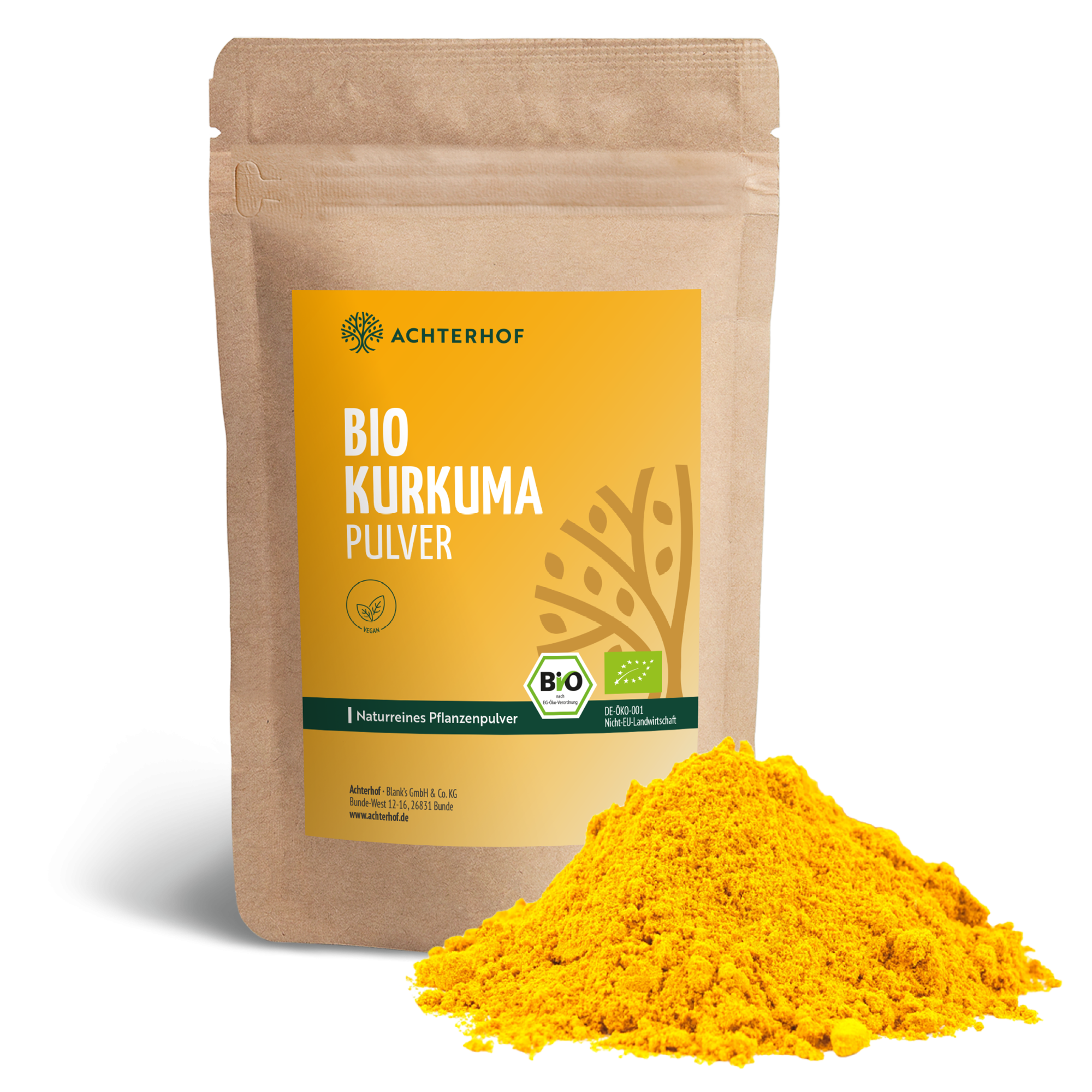 Bio Kurkuma Pulver (250g)