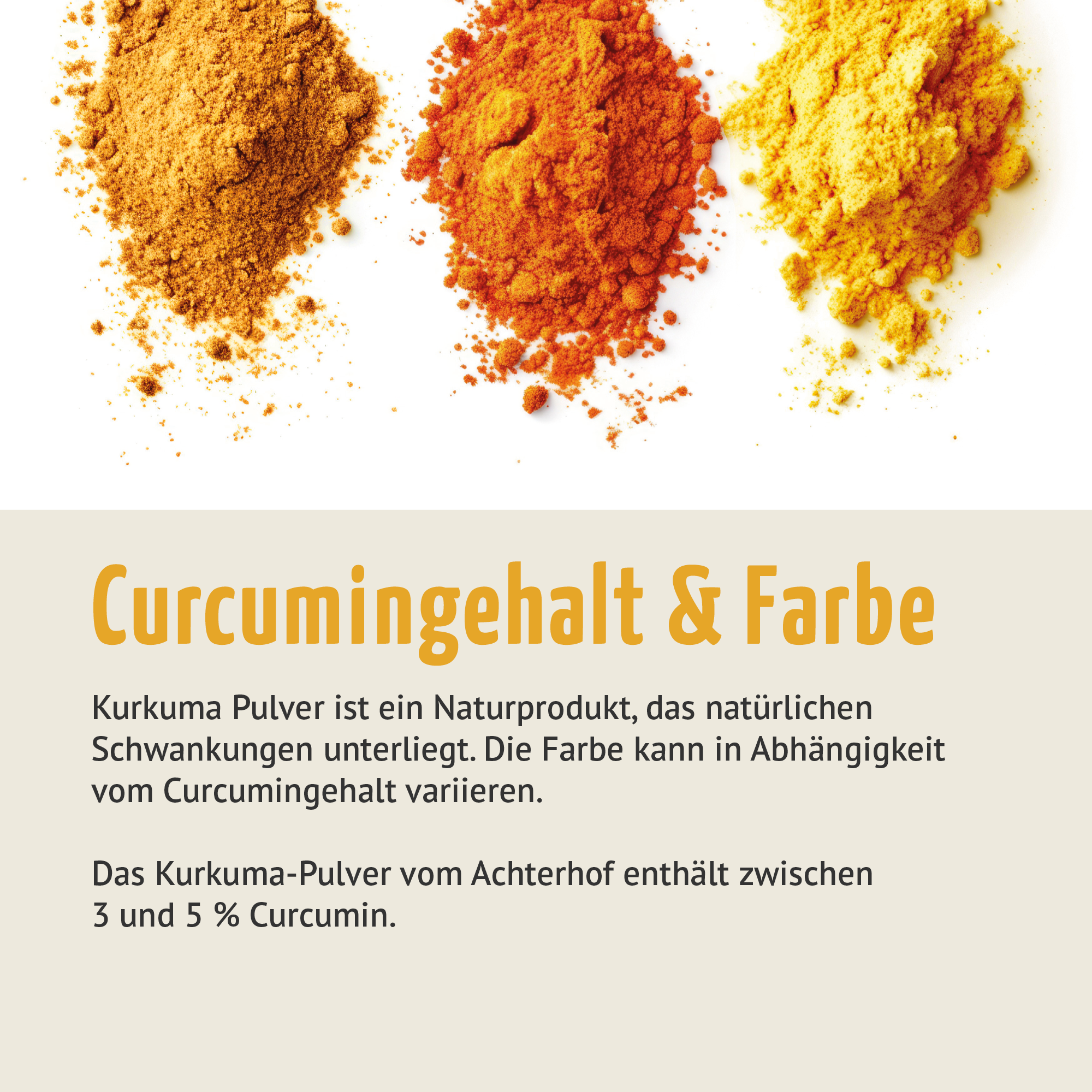 Bio Kurkuma Pulver (500g)
