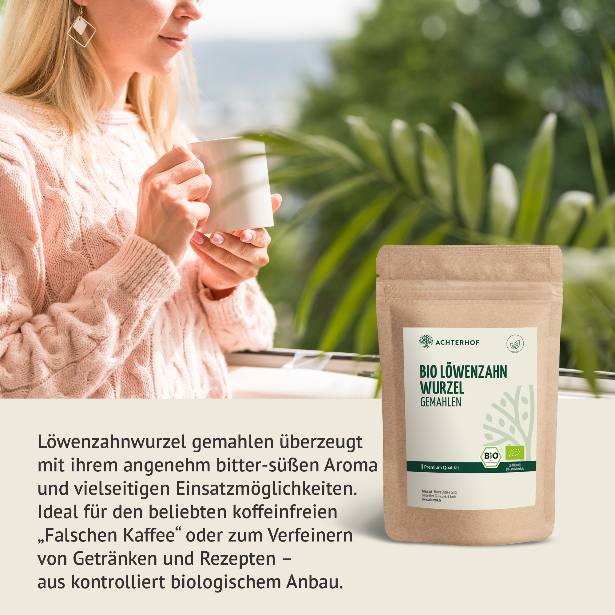 Löwenzahnwurzel Pulver Bio (100g)
