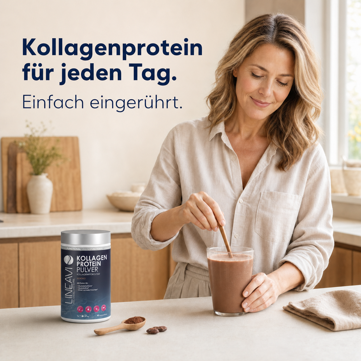 Kollagen Proteinpulver (400g) Schokolade