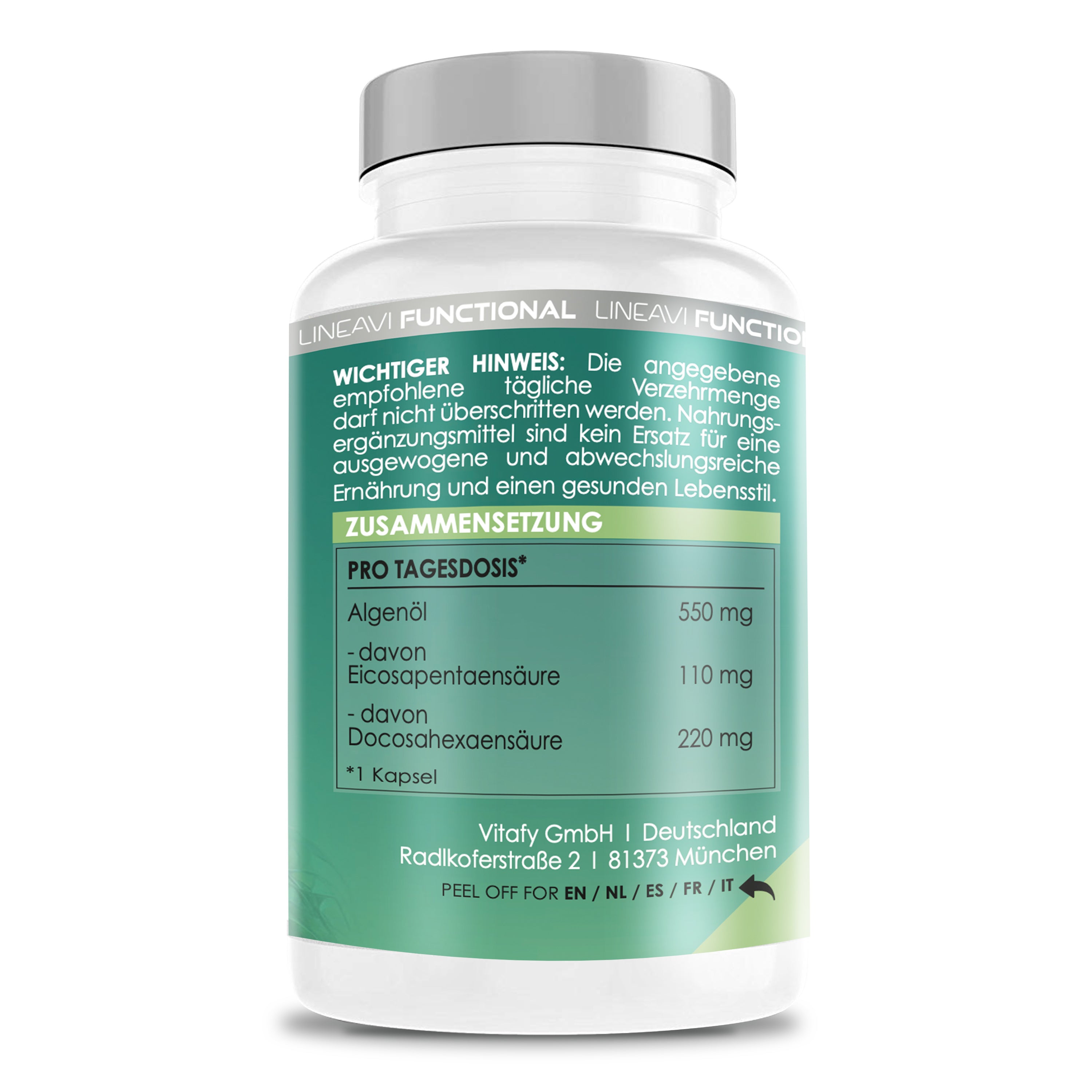 Omega 3 Vegan (60 Kapseln)