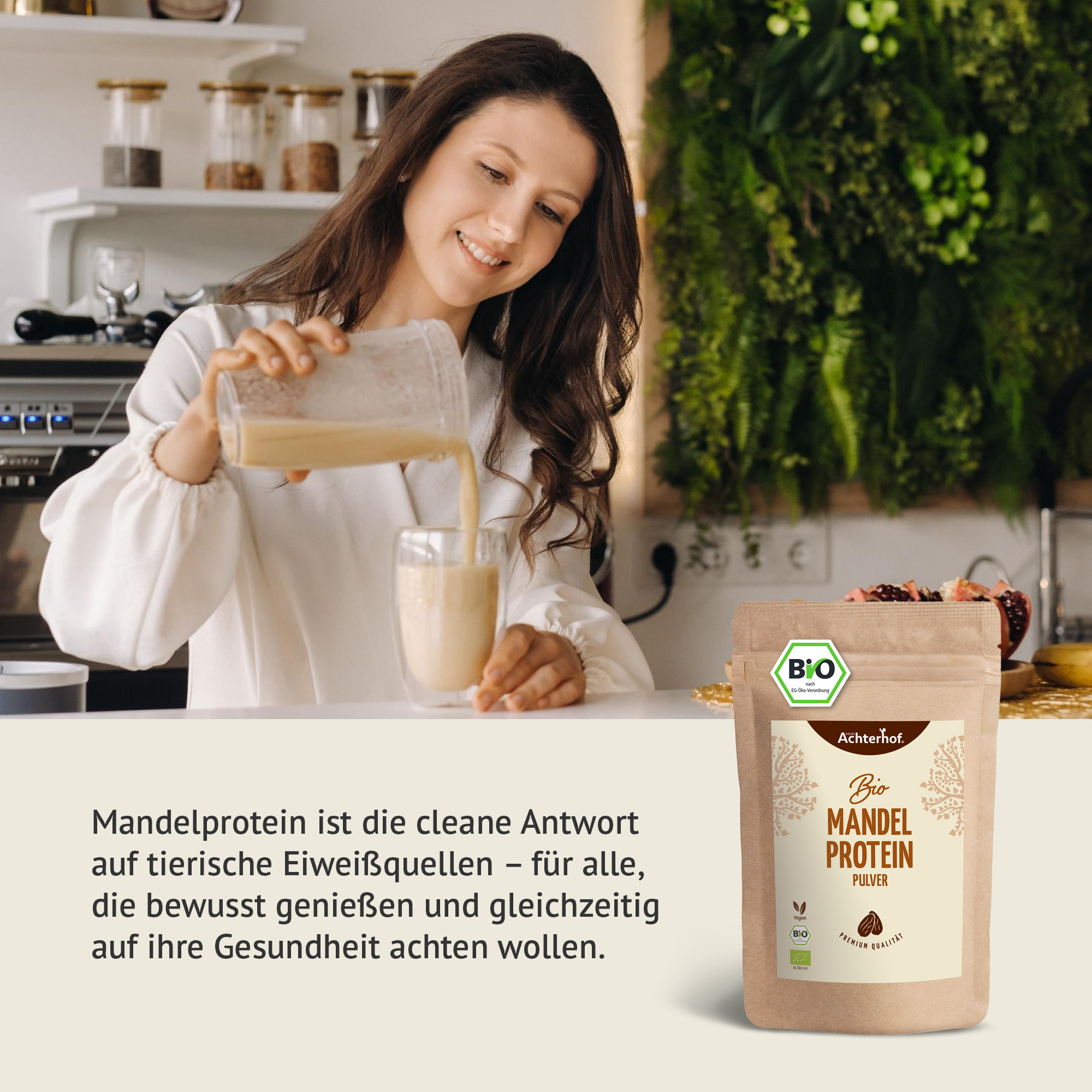 Bio Mandelprotein Pulver (500g)