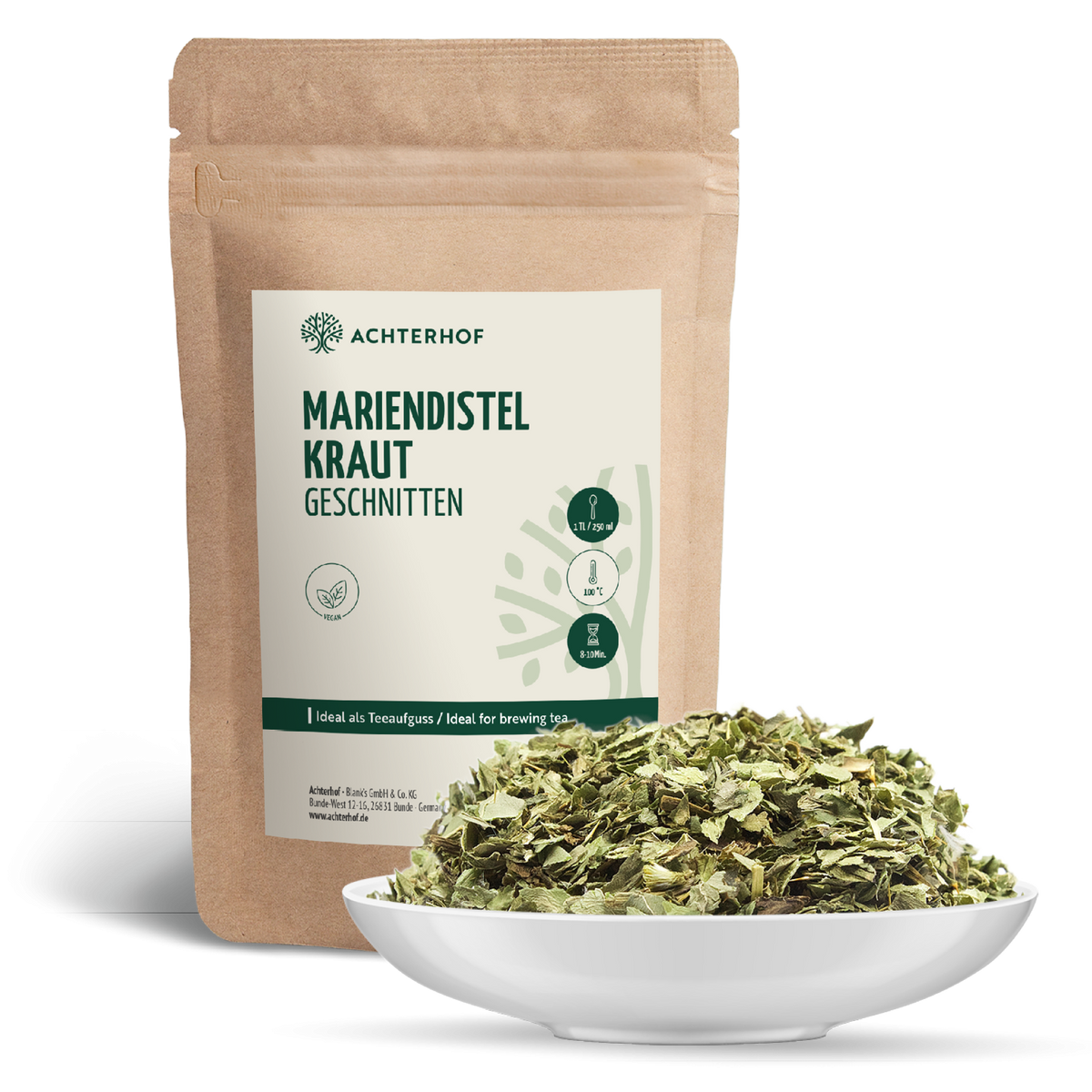 Mariendistelkraut geschnitten (100g)