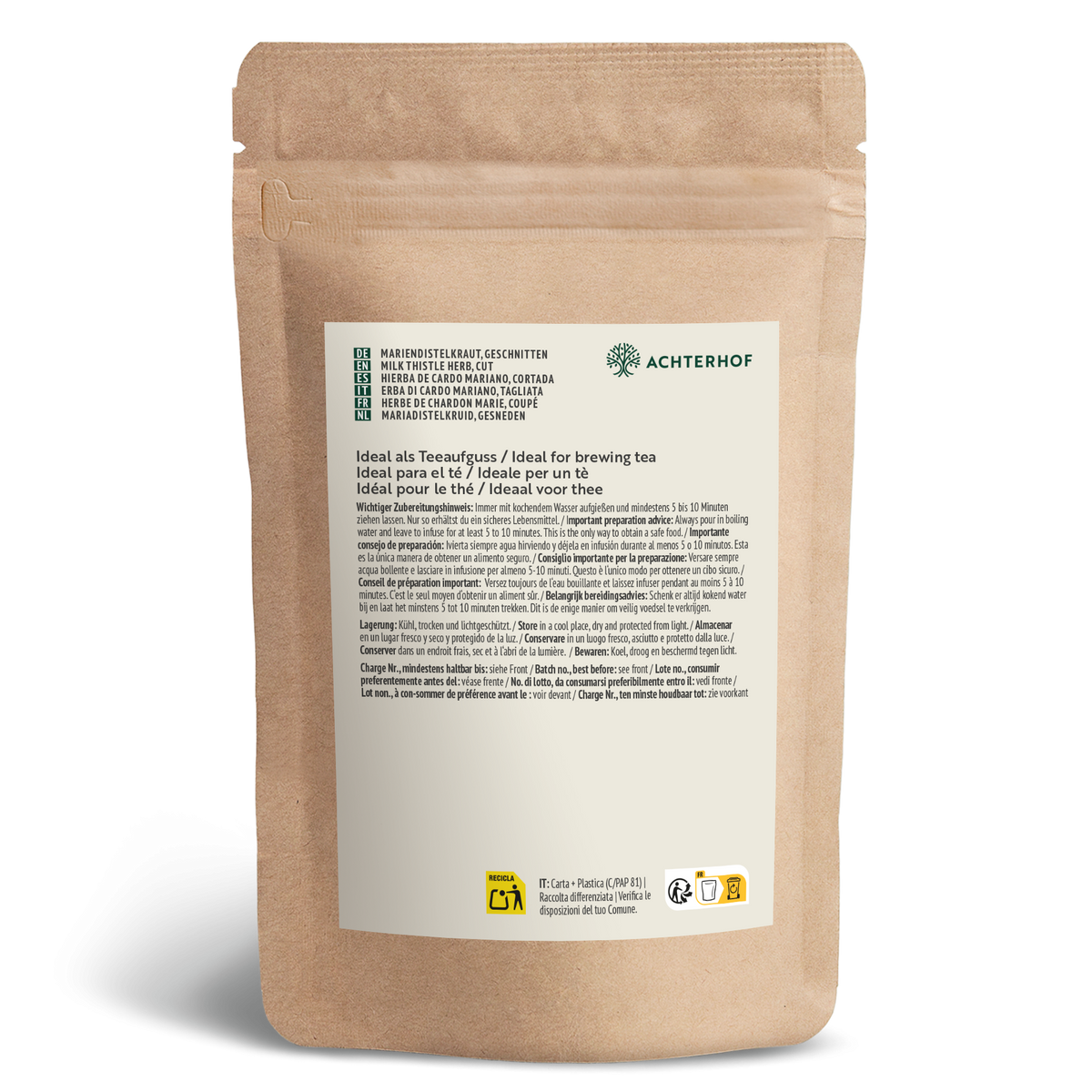 Mariendistelkraut geschnitten (500g)