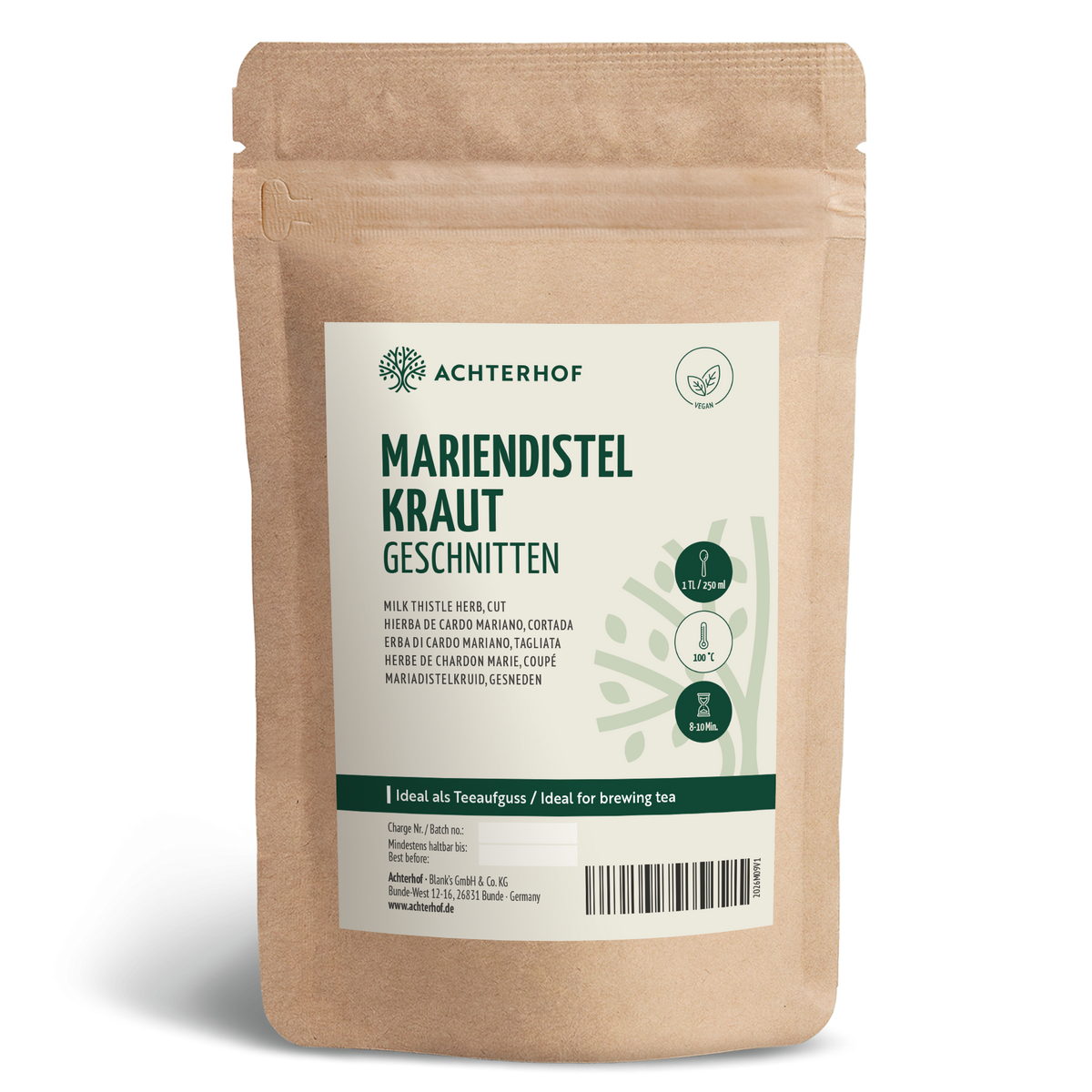 Mariendistelkraut geschnitten (1000g)