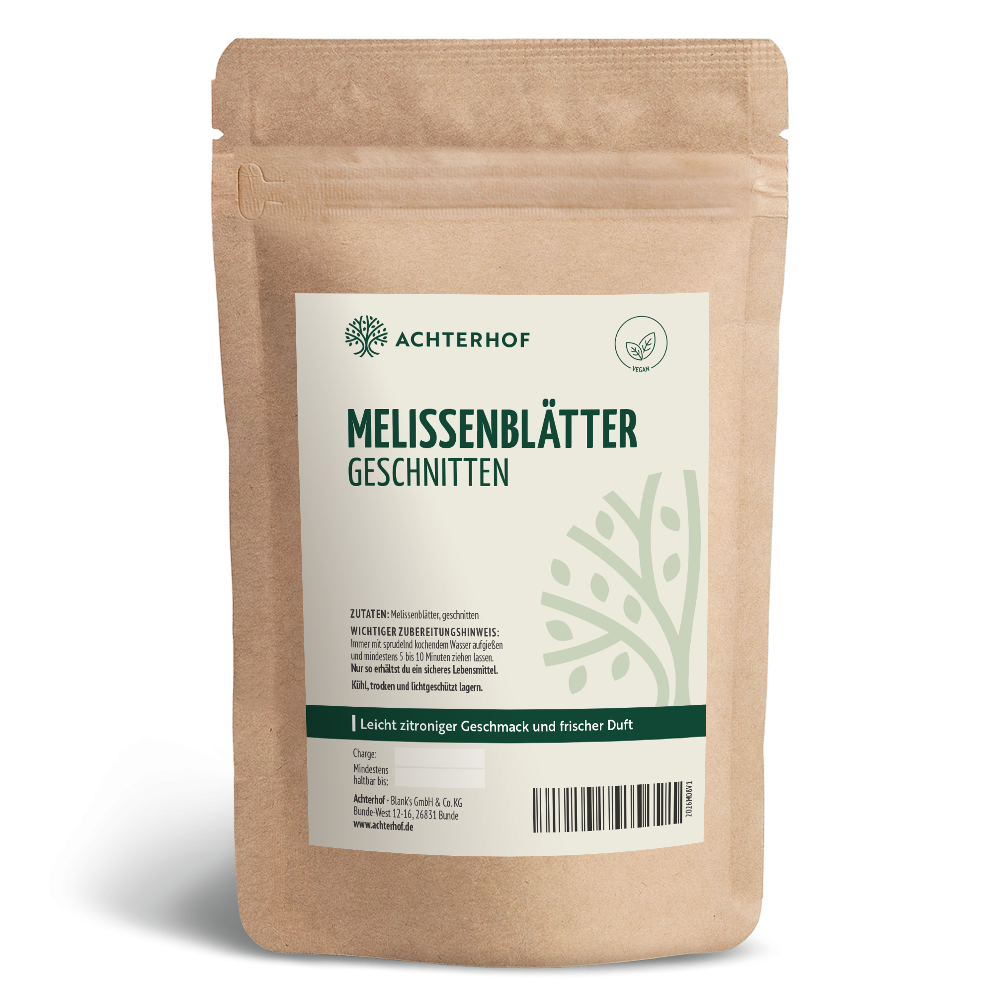 Melissenblätter geschnitten (250g)
