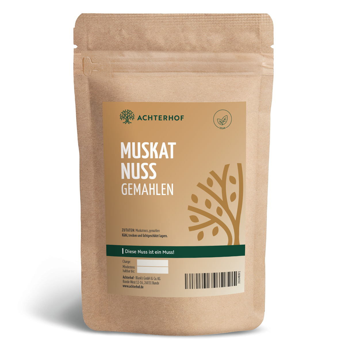 Muskatnuss gemahlen (250g)