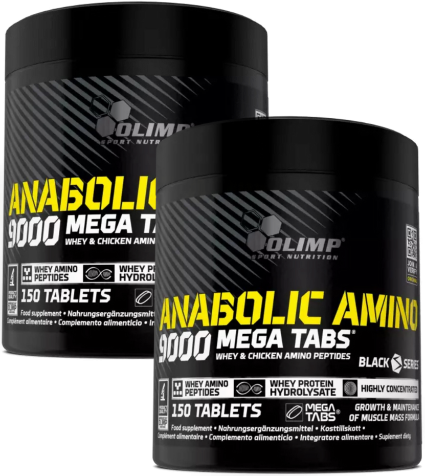 2x Anabolic Amino 9000 Mega Tabs (2x150 Tabletten)