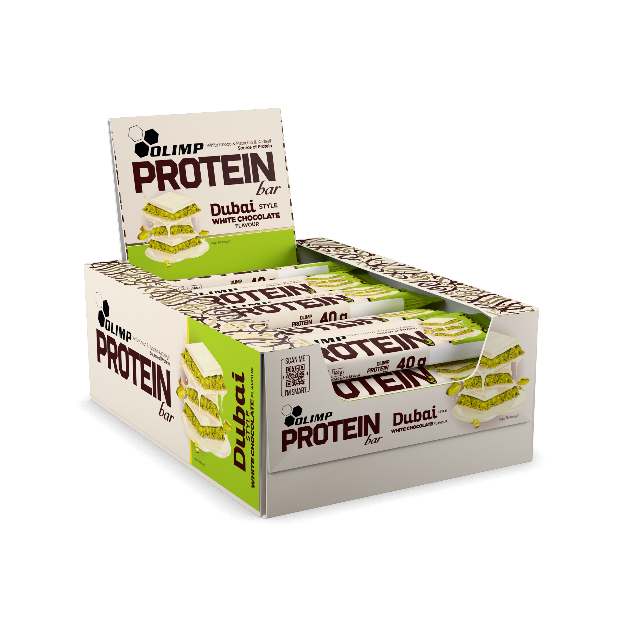 Protein Bar Dubai Style Chocolate (25x40g)