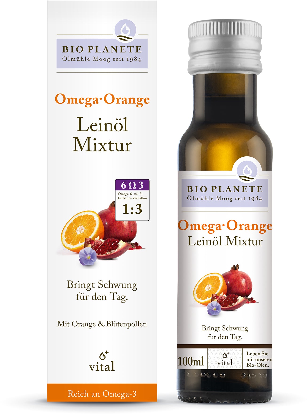 Omega Orange Leinölmixtur bio (100ml)