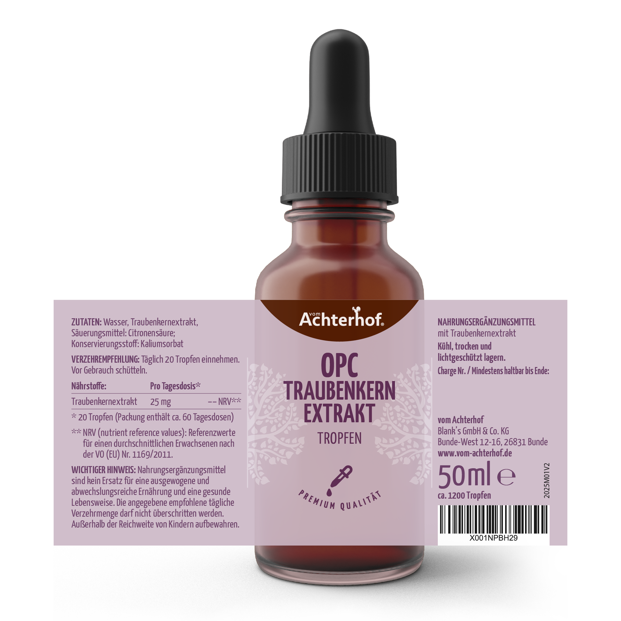 OPC Traubenkernextrakt Tropfen (50ml)
