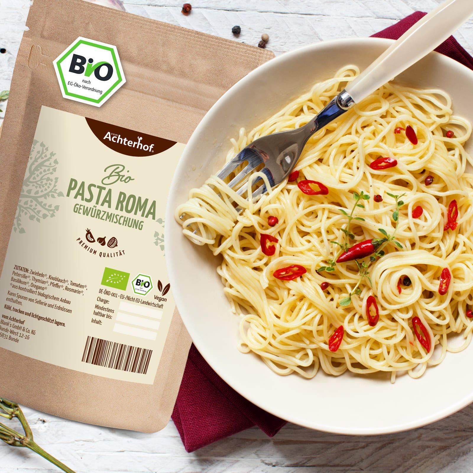Pasta Roma Gewürzzubereitung Bio (100g)