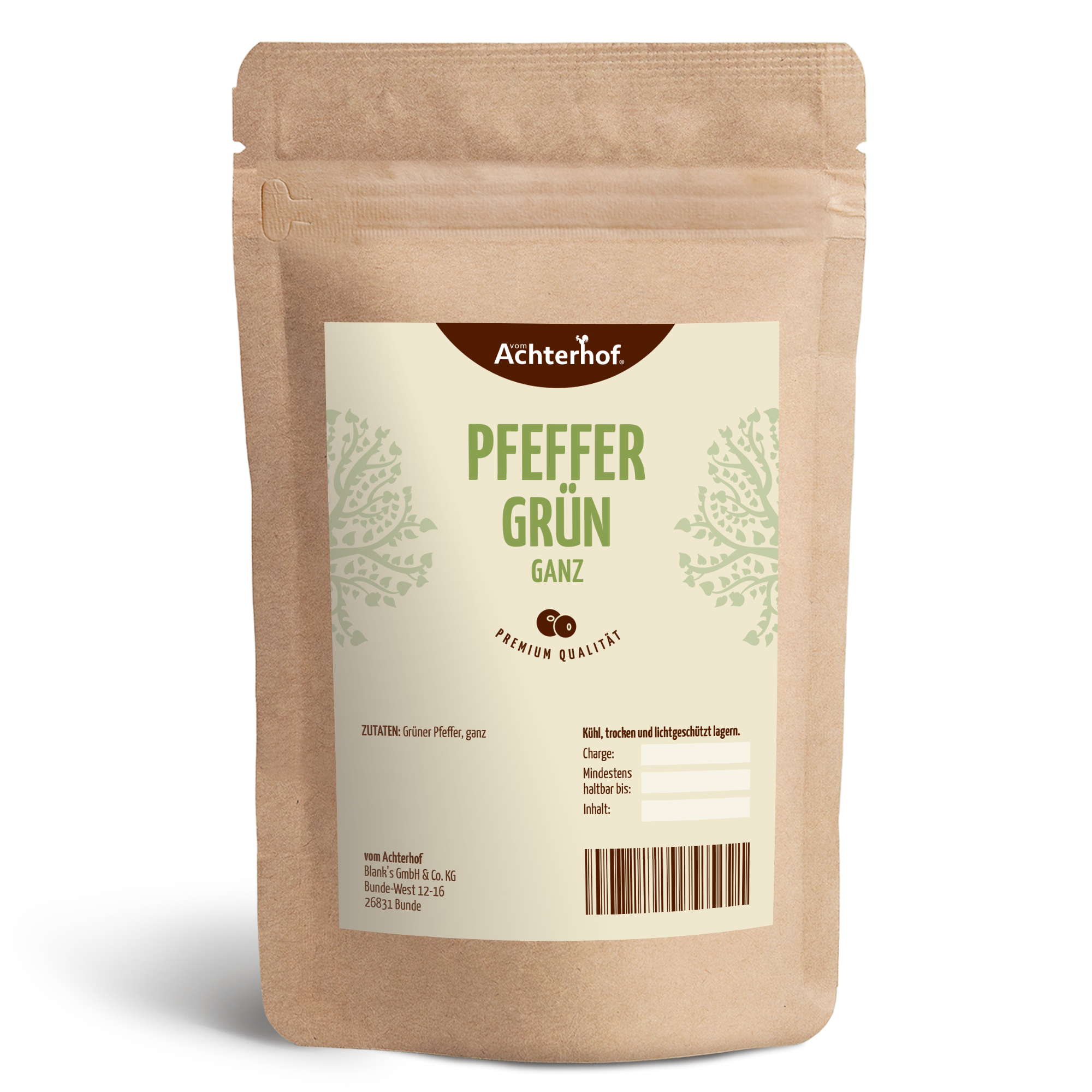 Grüner Pfeffer ganz (250g)