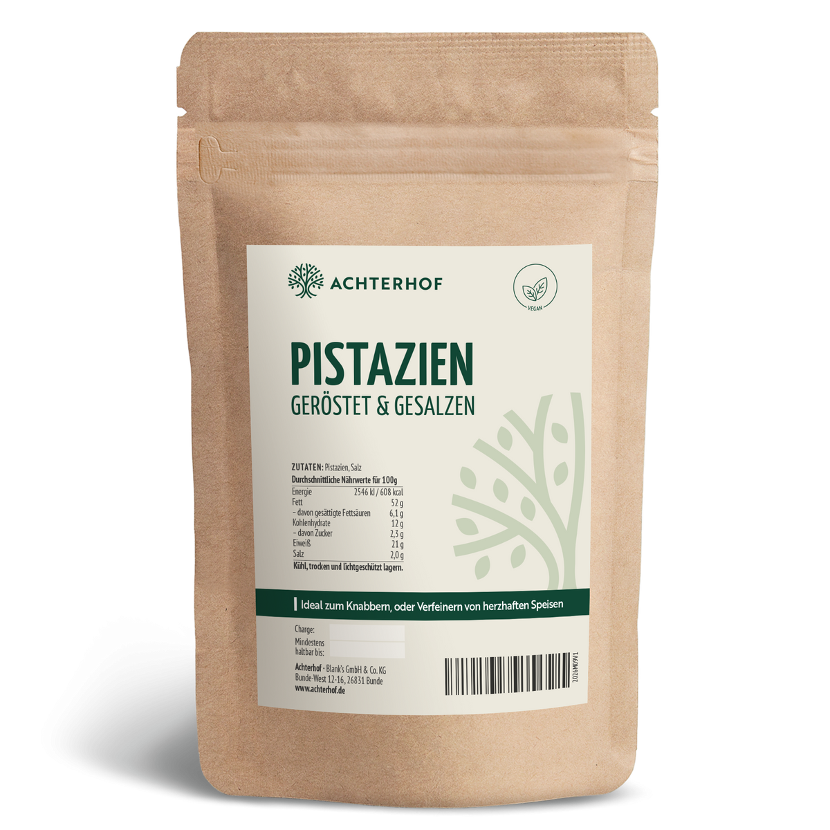 Pistazien geröstet & gesalzen (250g)